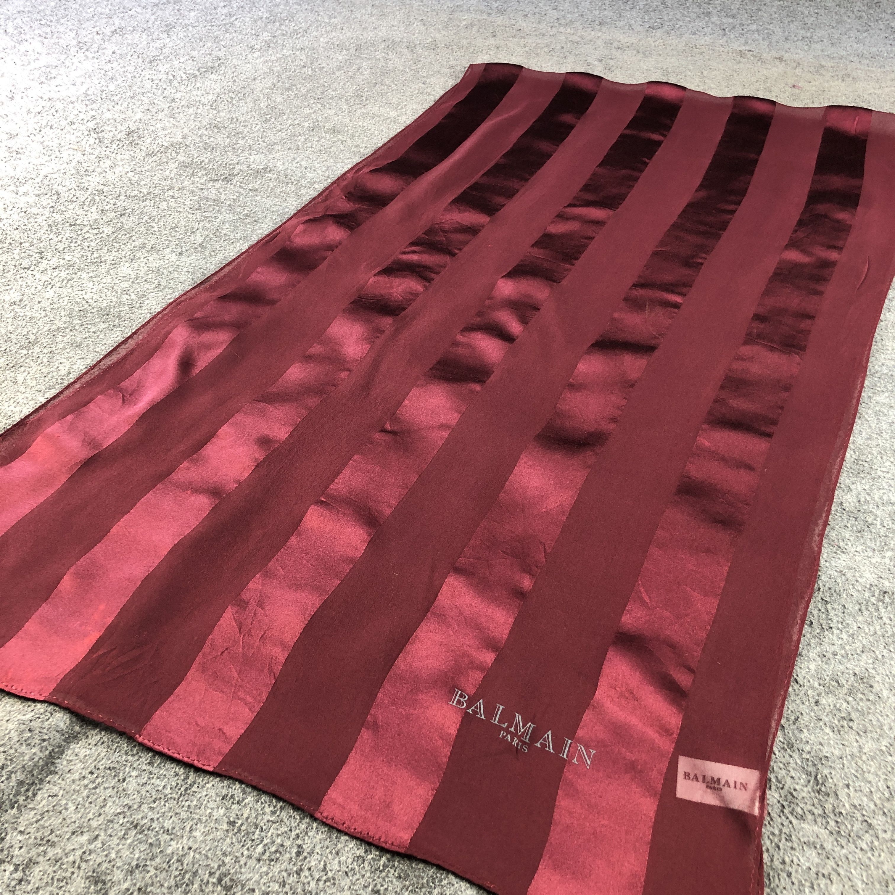 Pierre Balmain Balmain Silk Stole Silk Scarf M1393 Size ONE SIZE - 3 Thumbnail