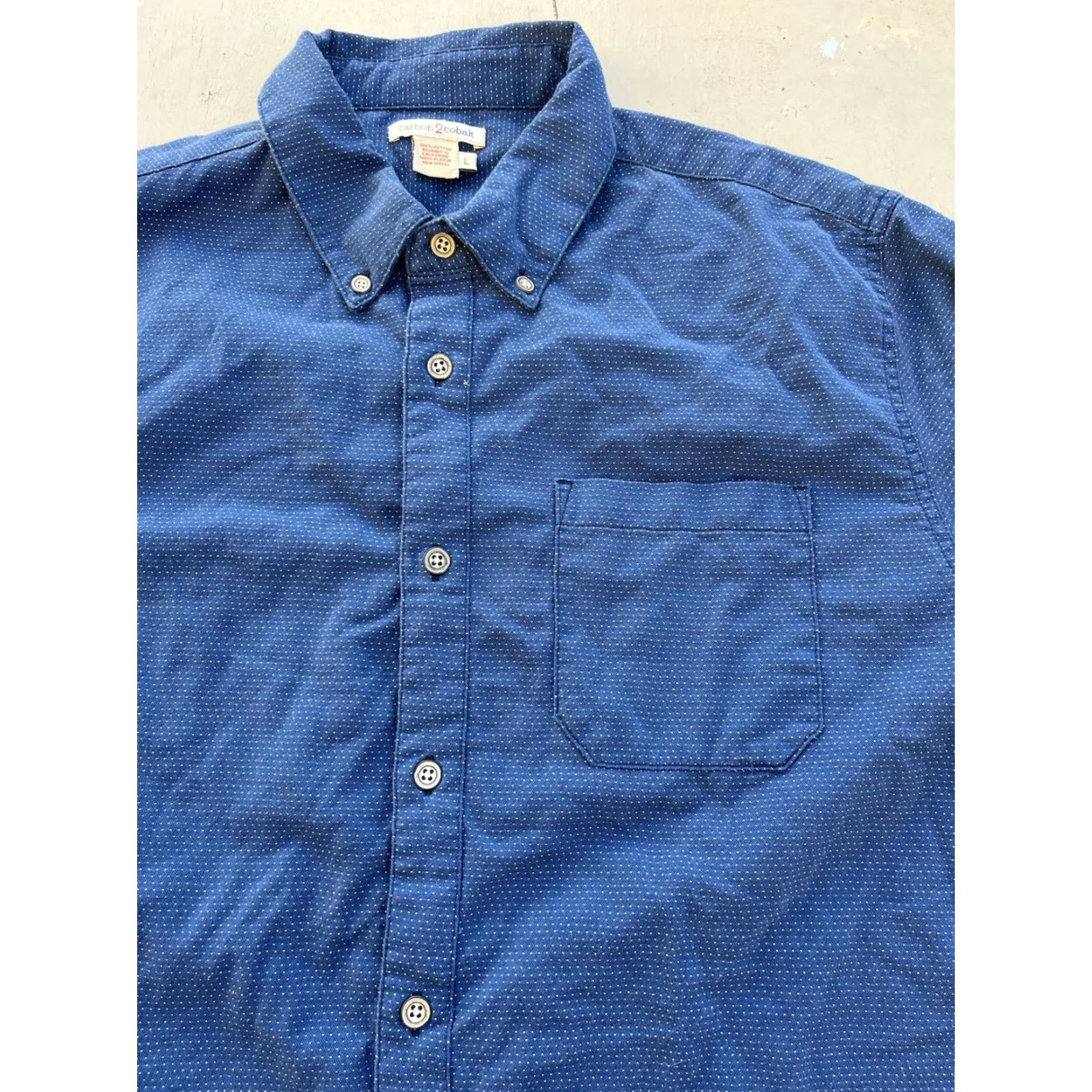 Carbon2Cobalt Men's Carbon 2 Cobalt Shirt Button-Down L Multicolor Geometric Casual Size US L / EU 52-54 / 3 - 2 Thumbnail