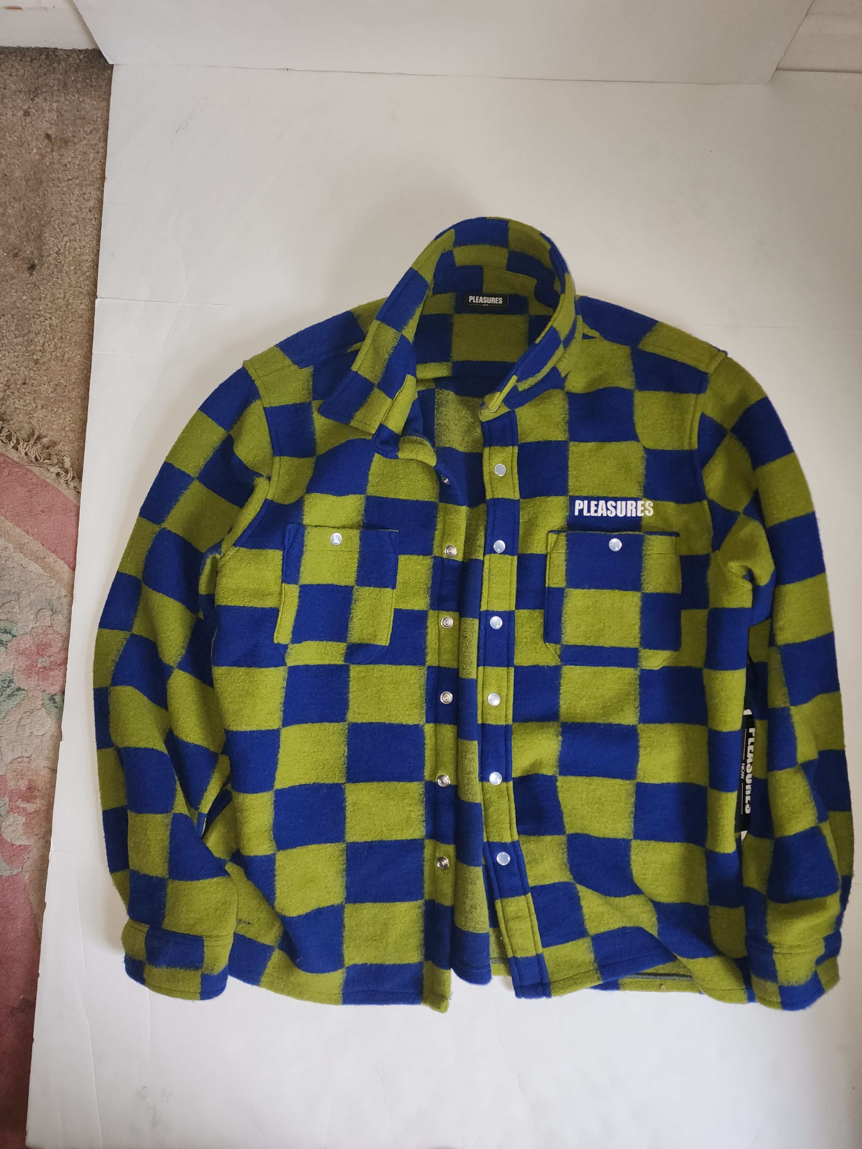 Pleasures LEGUME Longsleeve Overshirt Size US XL / EU 56 / 4 - 12 Thumbnail