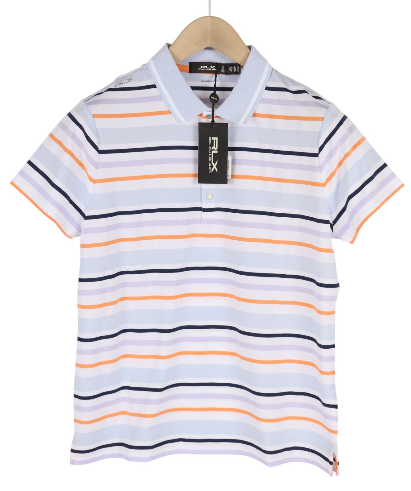 RLX Ralph Lauren GOLF L Multicolor Polo Tee 84717 Size L / US 10 / IT 46 - 1 Thumbnail