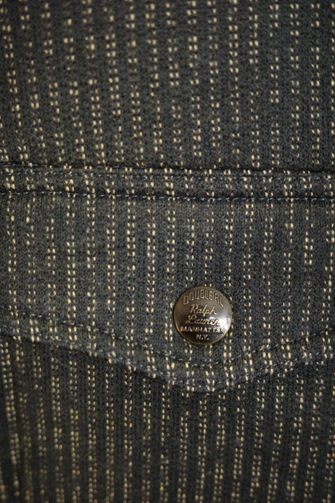 RRL Ralph Lauren RRL Men's Fleece Jacquard Workshirt Size US L / EU 52-54 / 3 - 5 Thumbnail