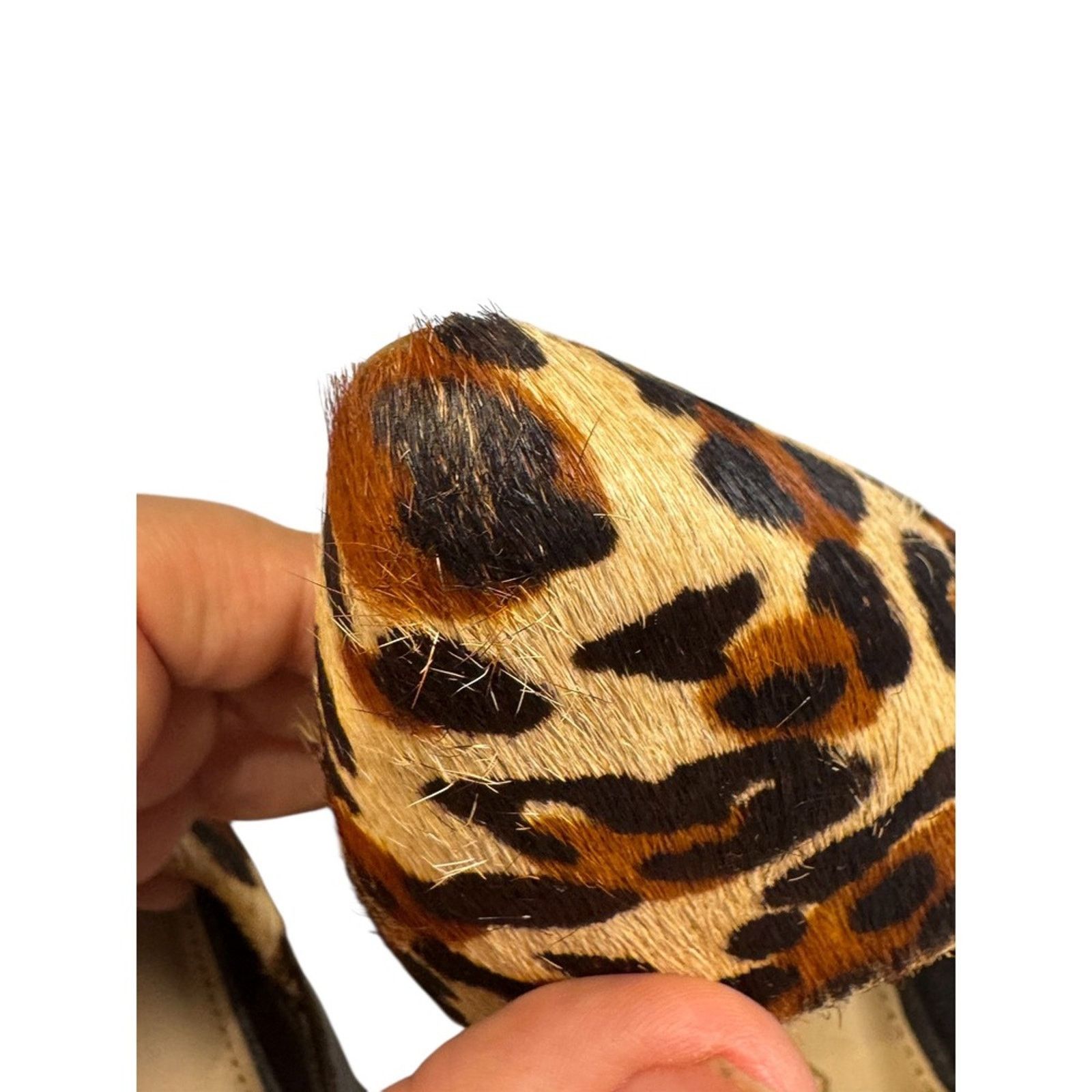 Buffalo London Buffalo London Leopard Print Hair Calf Pointed Stiletto 8/38 Size US 8 / IT 38 - 4 Thumbnail