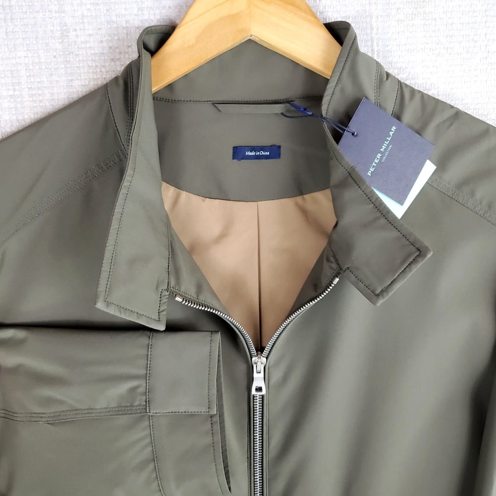 Peter Millar Peter Millar Bomber Jacket Excursionist Flex Mens Flight Navy Green M Regular Zip Wind-Resistant Water-Resistant All Seasons NWT 498 Size US M / EU 48-50 / 2 - 6 Thumbnail
