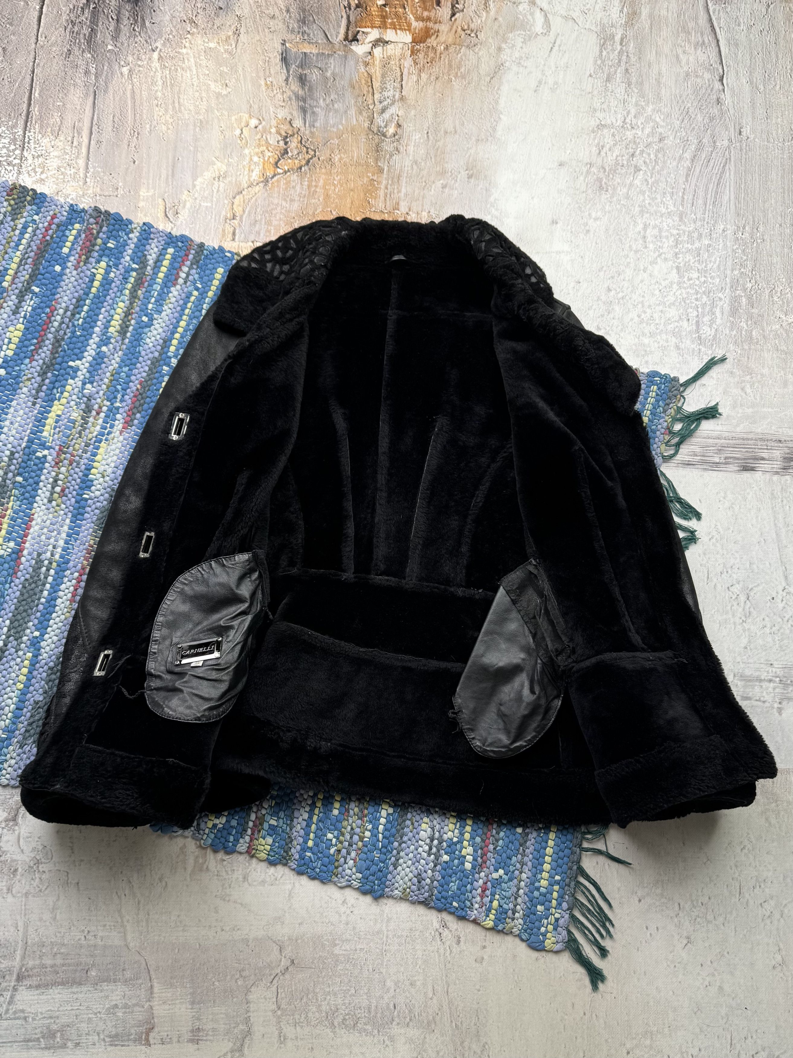 Japanese Brand Vintage Real Sheepskin Coat D15(583)A787 Size L / US 10 / IT 46 - 5 Thumbnail