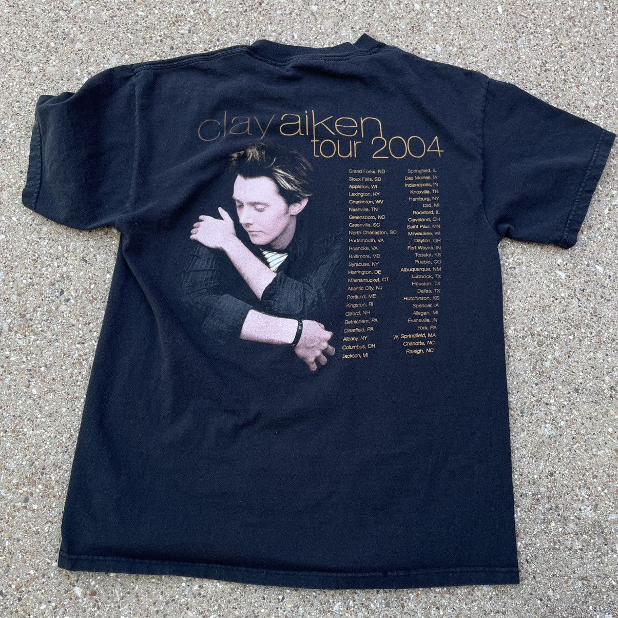 Delta Vintage 2004 Clay Aiken Tour Tee M American Idol Size US M / EU 48-50 / 2 - 2 Thumbnail