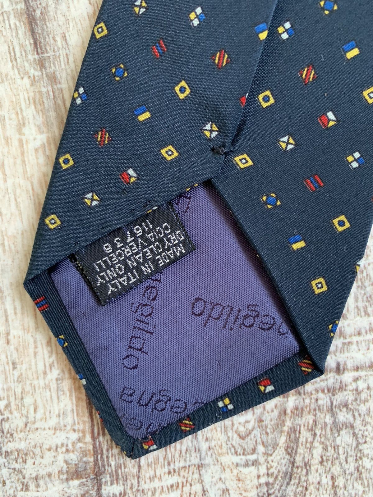 Ermenegildo Zegna × Vintage Vintage Ermenegildo Zegna silk tie Size ONE SIZE - 4 Thumbnail