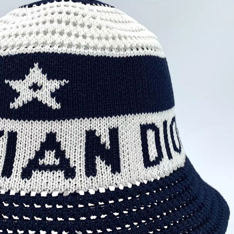 Dior Christian Dior Colorful Cotton Knitted Fisherman Hat-2505 Size ONE SIZE - 4 Thumbnail