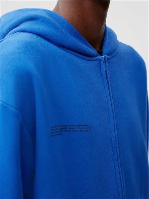 Pangaia o1mle0424 Unisex Lightweight Zipped Hoodie in Blue Size US M / EU 48-50 / 2 - 5 Thumbnail