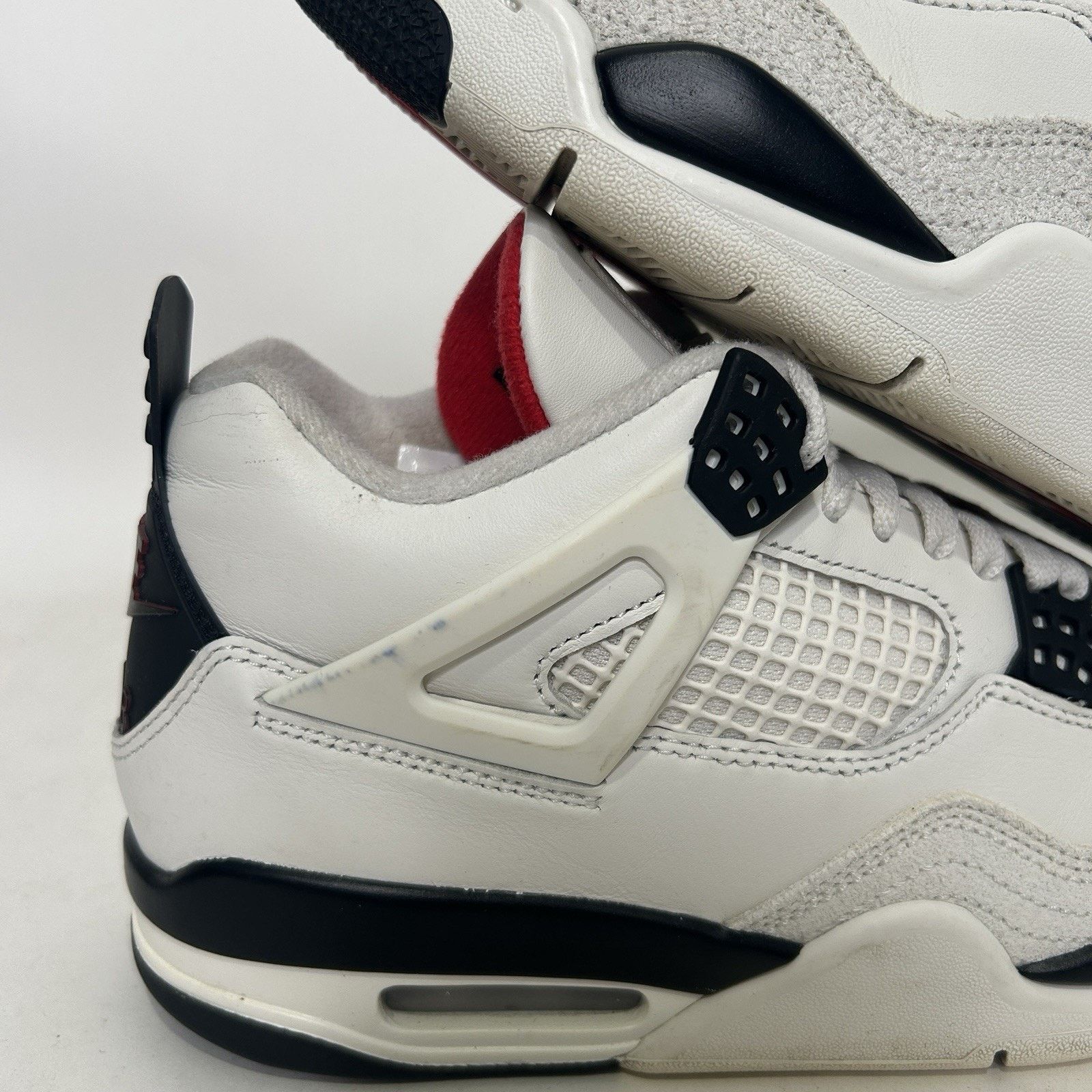 Jordan Brand Nike Air Jordan 4 Retro OG FC “Sail Black University Red” Size US 8 / EU 41 - 10 Thumbnail