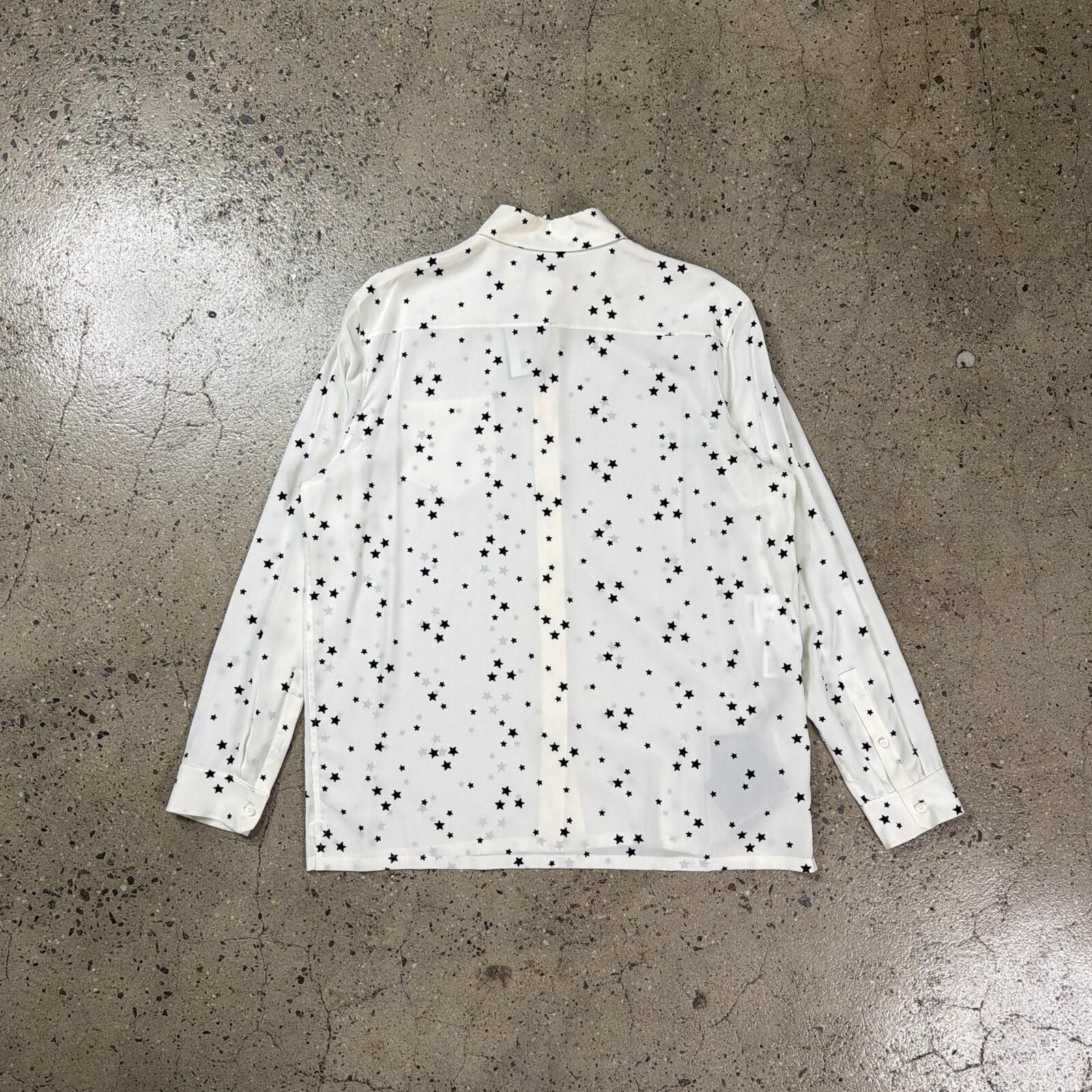 Prada Prada Silk Star Print Shirt Size US L / EU 52-54 / 3 - 6 Thumbnail