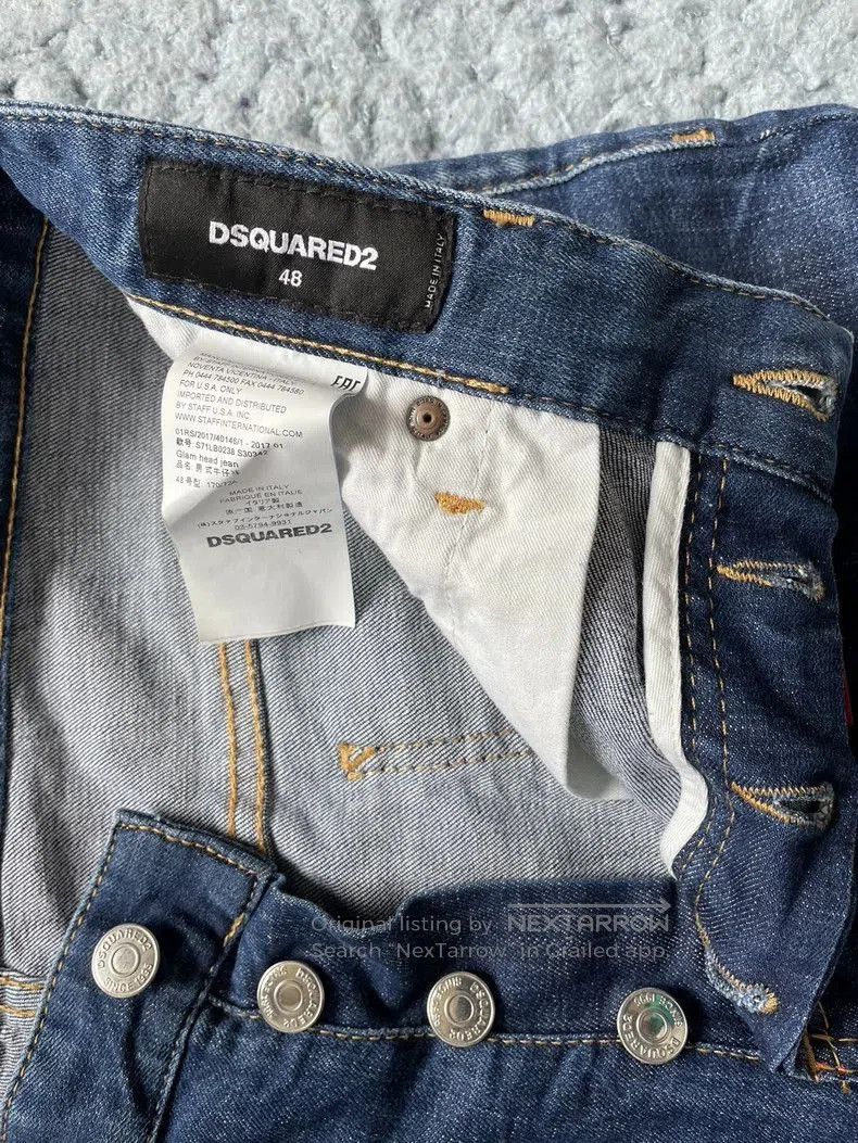 Dsquared2 Dsquared2 GH Fit Denim Jeans. Size US 32 / EU 48 - 6 Thumbnail