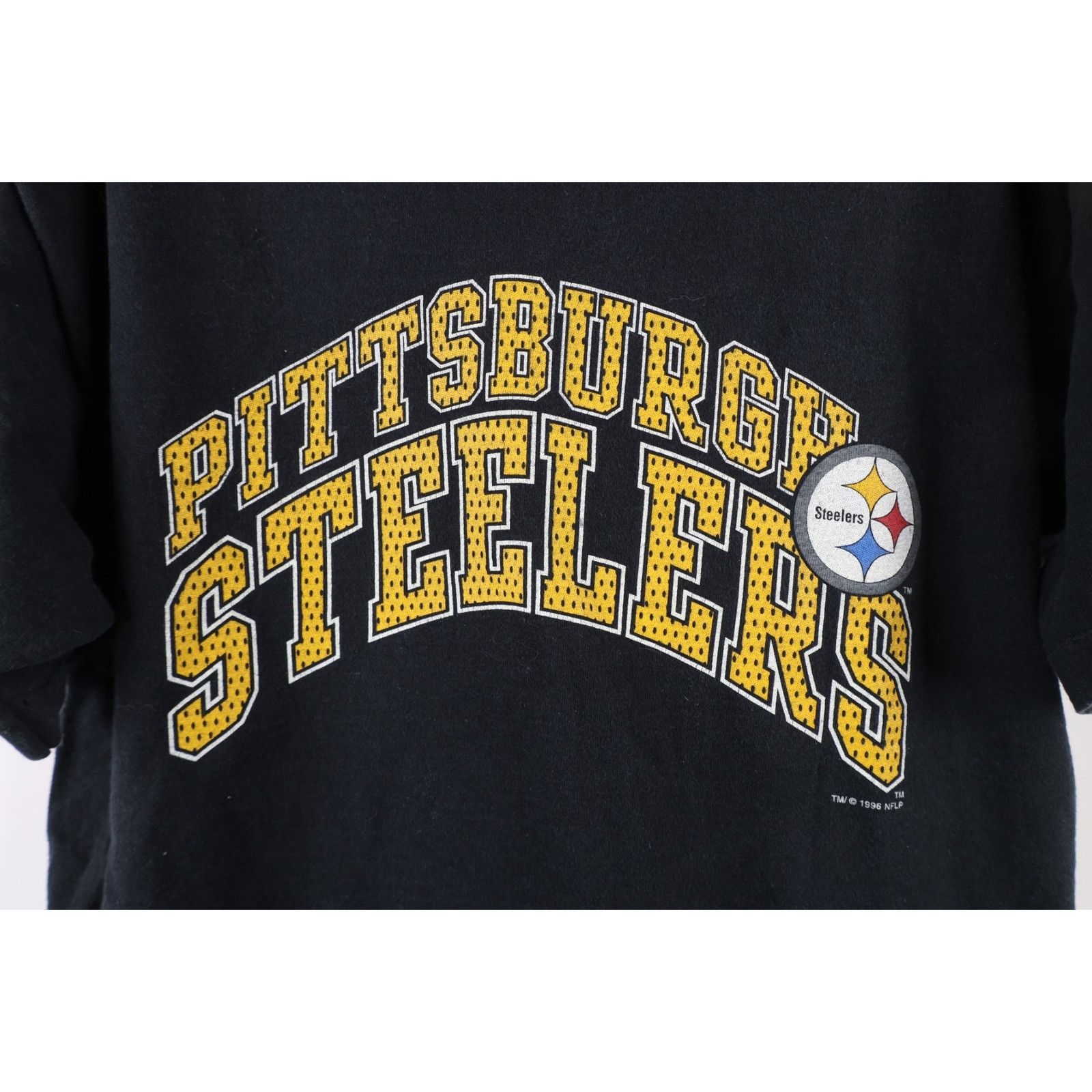 Vintage Vintage 90s Faded Pittsburgh Steelers Football T-Shirt Size US L / EU 52-54 / 3 - 4 Thumbnail