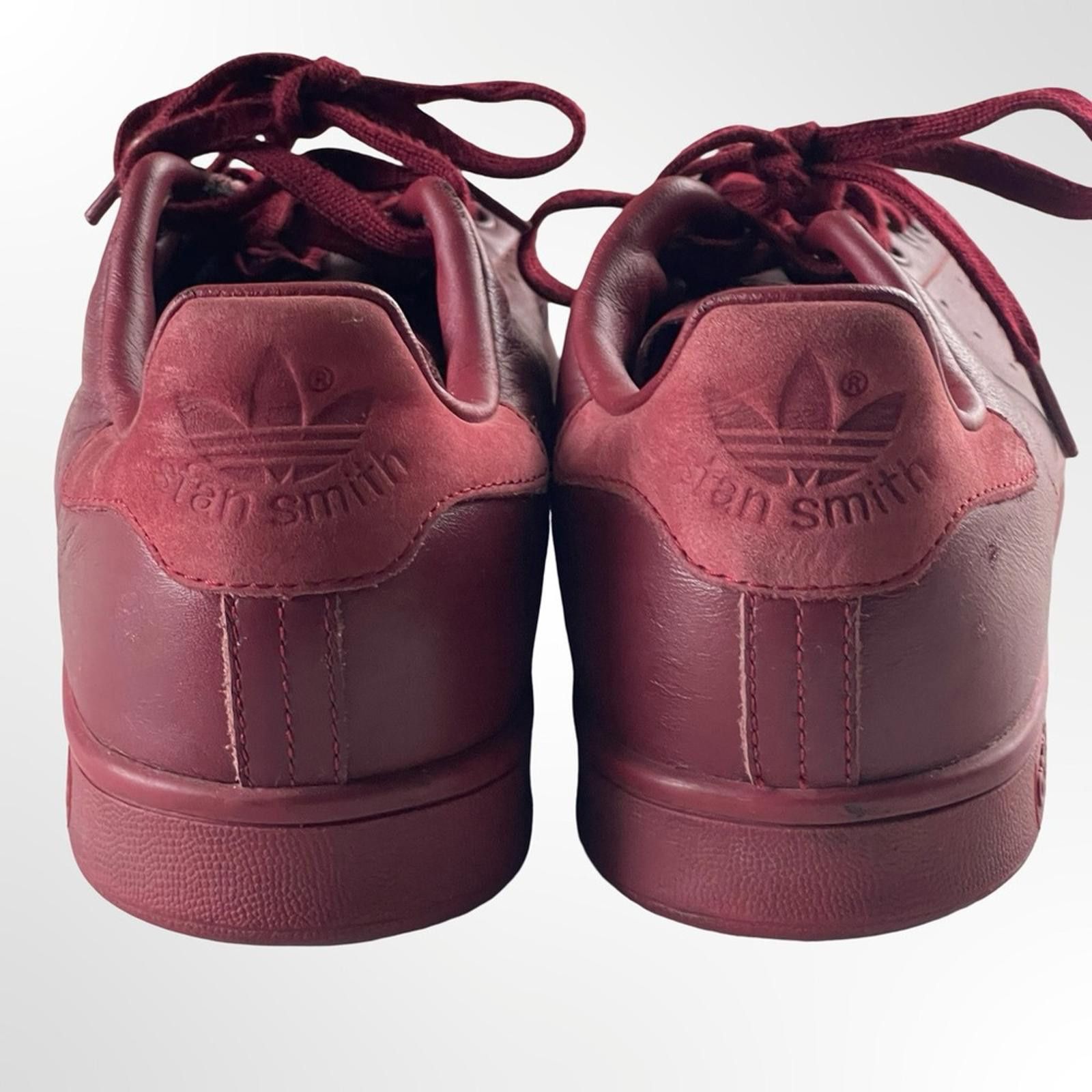 Adidas Adidas Stan Smith Men's Deep Red Sneakers in size 9.5 Size US 9.5 / EU 42-43 - 4 Thumbnail