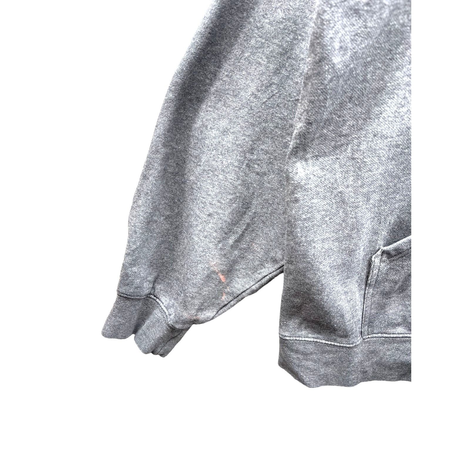 Nike × Vintage Vintage 2000's Nike Embroidered Spellout Grey Hoodie Size US XL / EU 56 / 4 - 6 Thumbnail