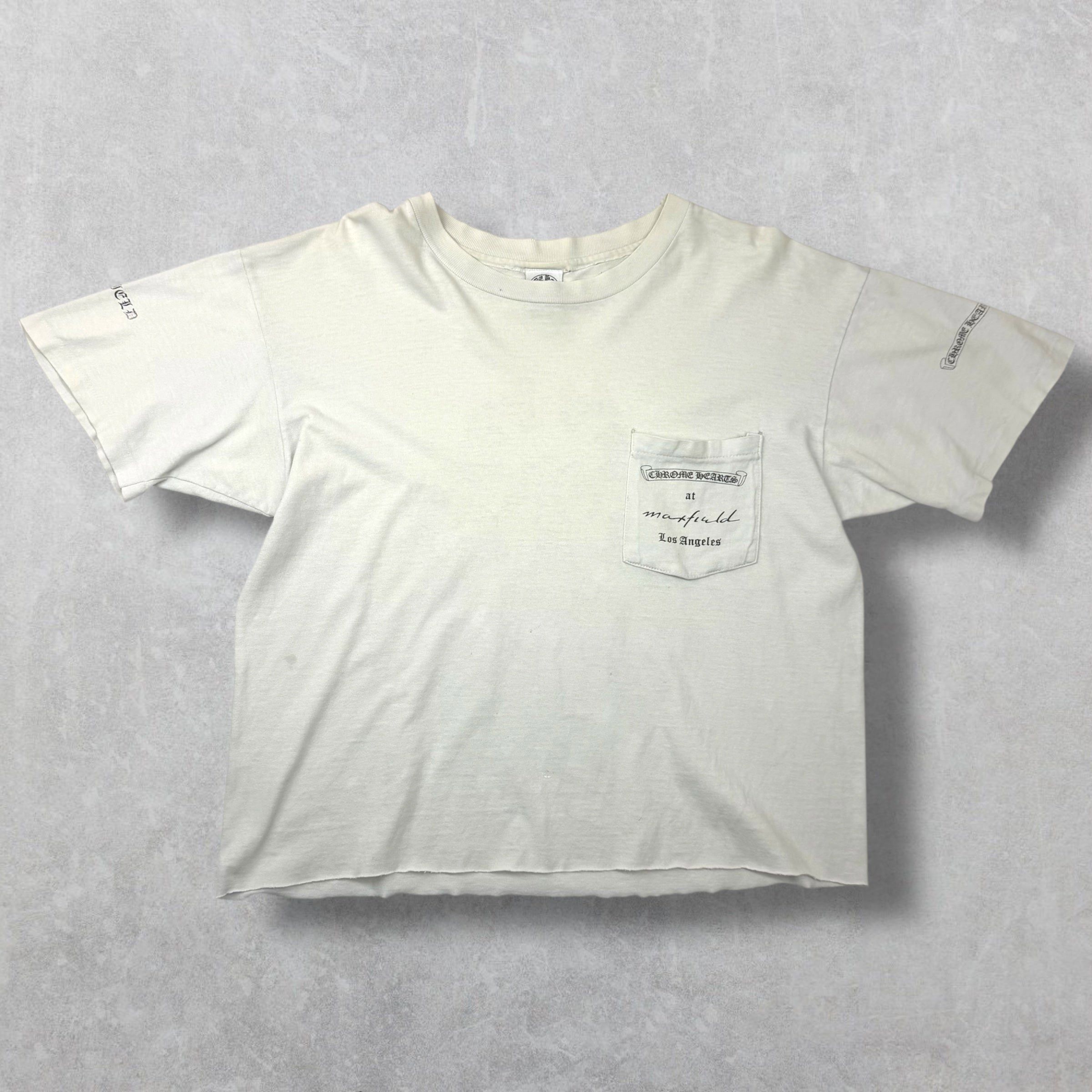 Chrome Hearts Vintage Chrome Hearts Maxfield Tee L (Cropped) Size US L / EU 52-54 / 3 - 3 Thumbnail