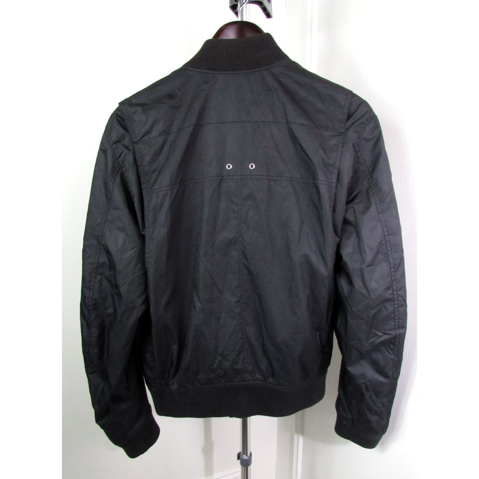 J.Lindeberg J.Lindeberg Mens M Full Zip Black Casual Golf Jacket Bomber Jacket Sports Golf Regular Fit Size US M / EU 48-50 / 2 - 7 Thumbnail