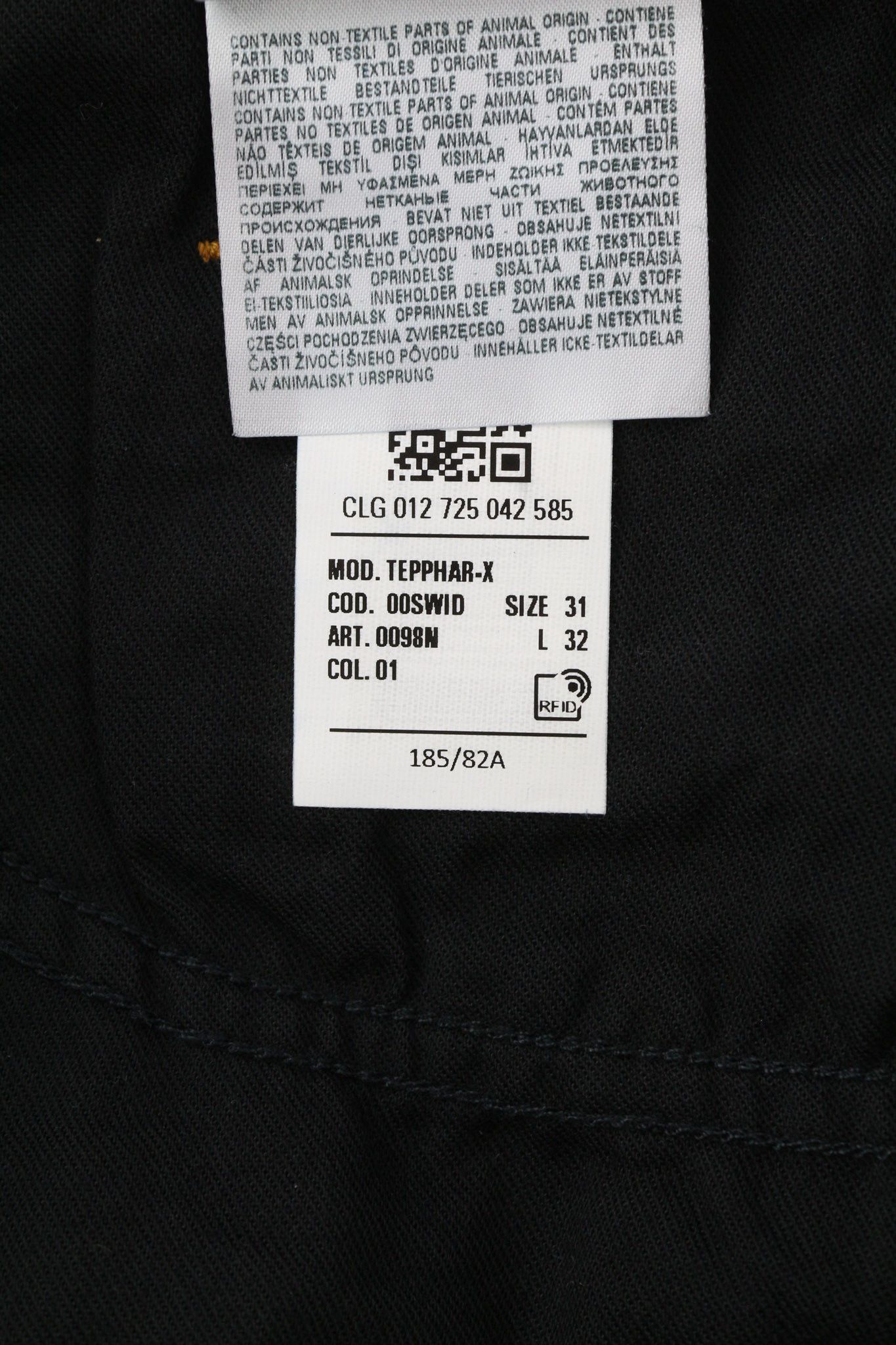 Diesel TEPPHAR 0098N W31/L32 Slim Ripped Blue Jeans 40195 Size US 31 - 13 Thumbnail