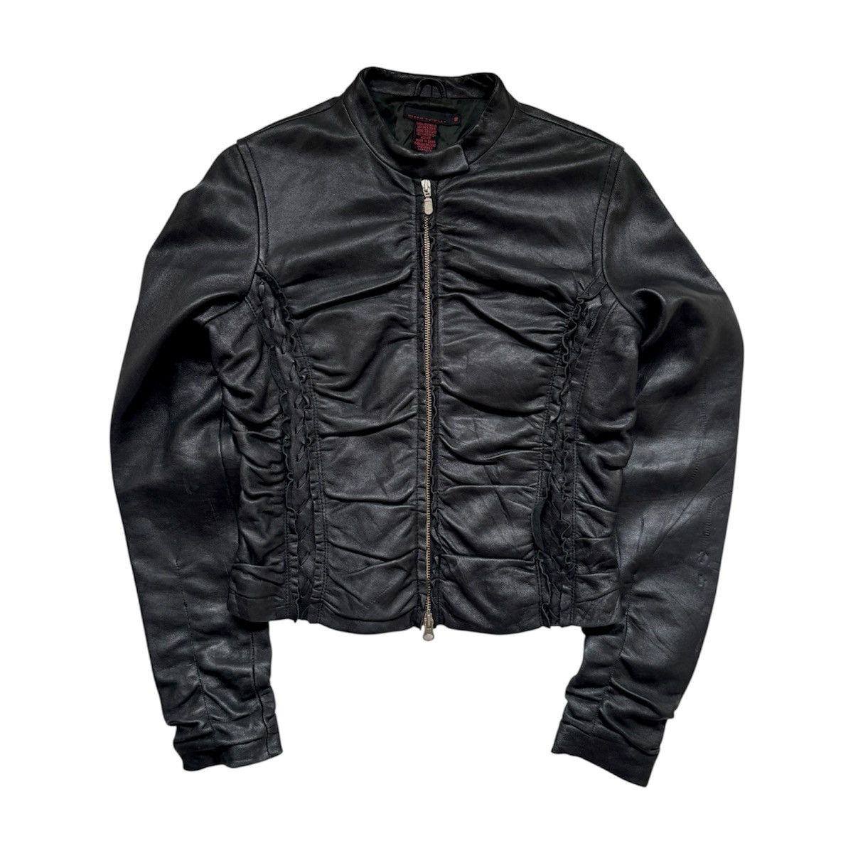 Japanese Brand 90s Ifsixwasnine Leather Jacket Debbie Shuchat Size M / US 6-8 / IT 42-44 - 1 Thumbnail