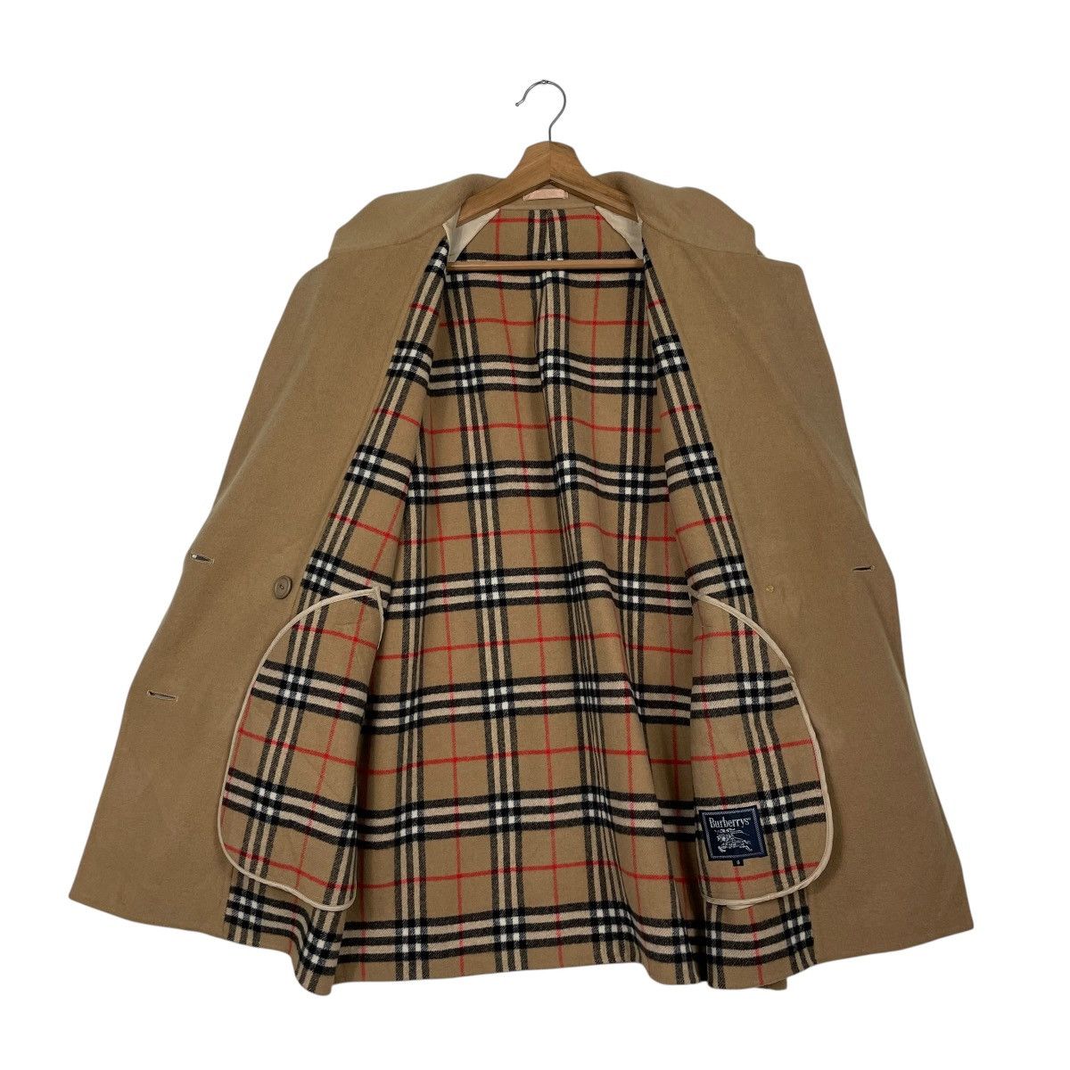 Burberry Burberrys Nova Check Double Breasted Wool Coat Size M / US 6-8 / IT 42-44 - 11 Thumbnail