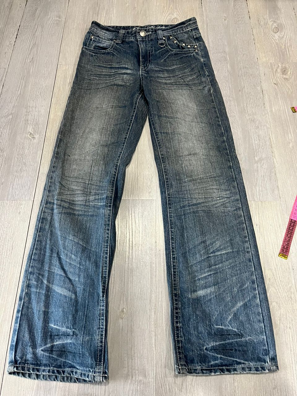 Hysteric Glamour RARE JEANS GENG BUSTER Skull Denim Size US 27 - 4 Thumbnail