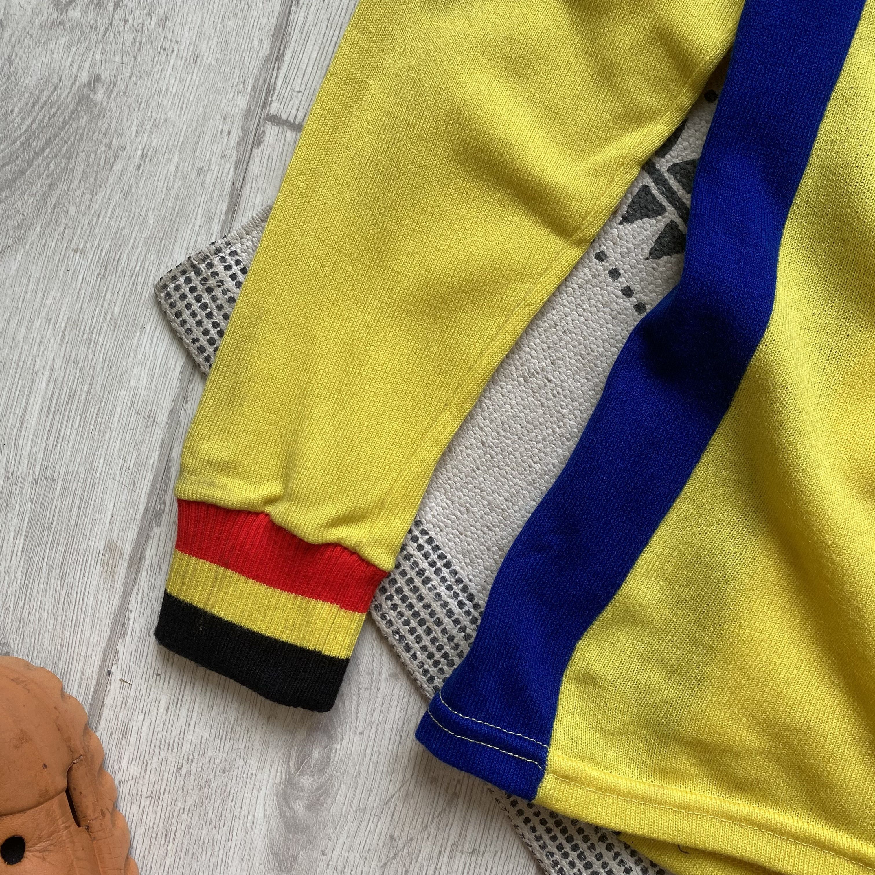 Bicycle 🚲 Vintage 80s Knit Wool Cycling jersey longsleeve Size US M / EU 48-50 / 2 - 4 Thumbnail