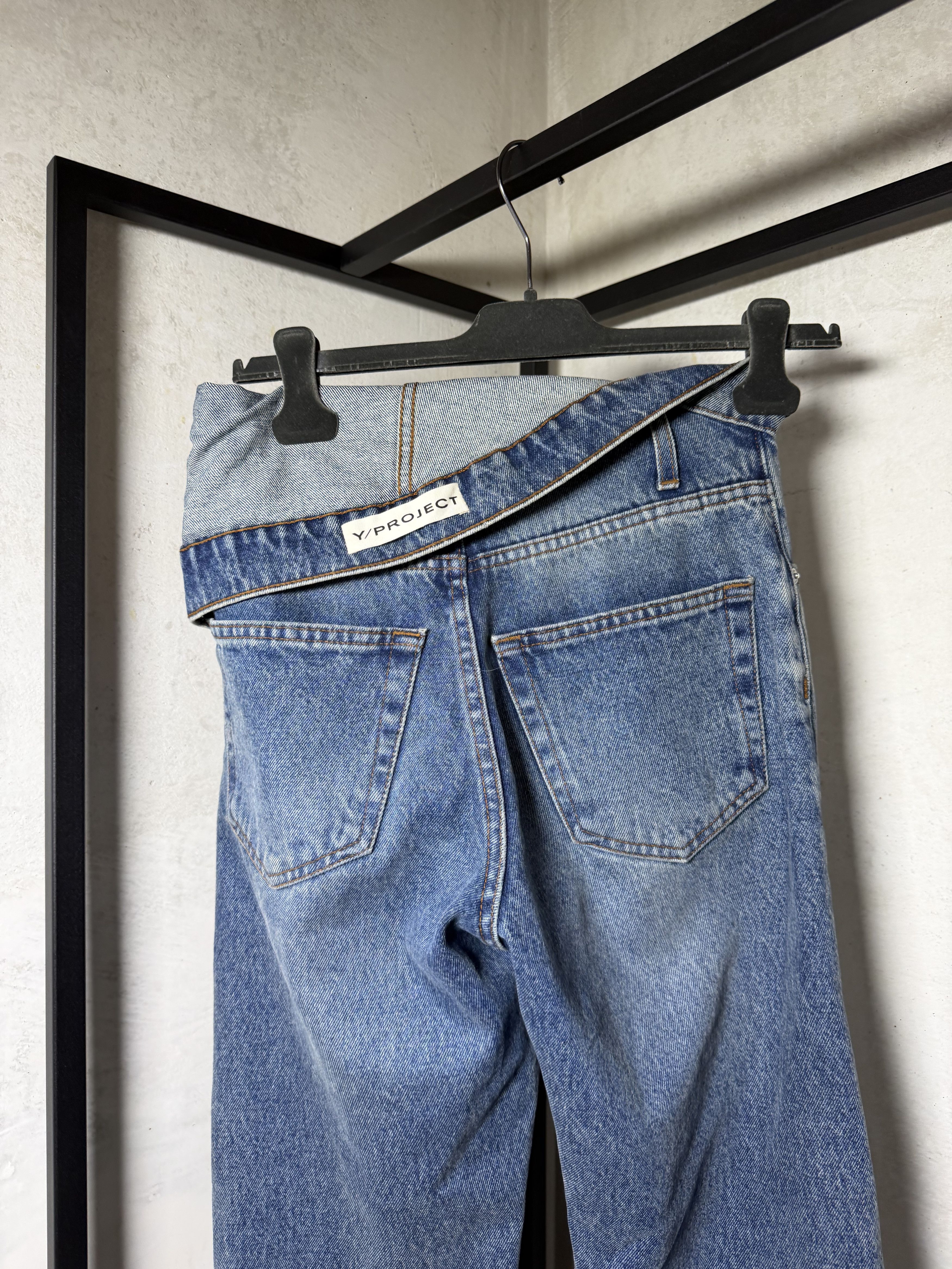 Y/Project Y/Project Evergreen Asymmetric Jeans Size 24" / US 00 / IT 34 - 6 Thumbnail