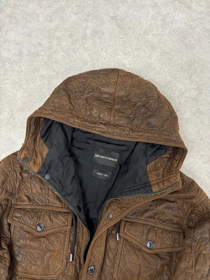 Emporio Armani AW2009 Emporio Armani Utility Cargo Brown Military Jacket Size US M / EU 48-50 / 2 - 8 Thumbnail