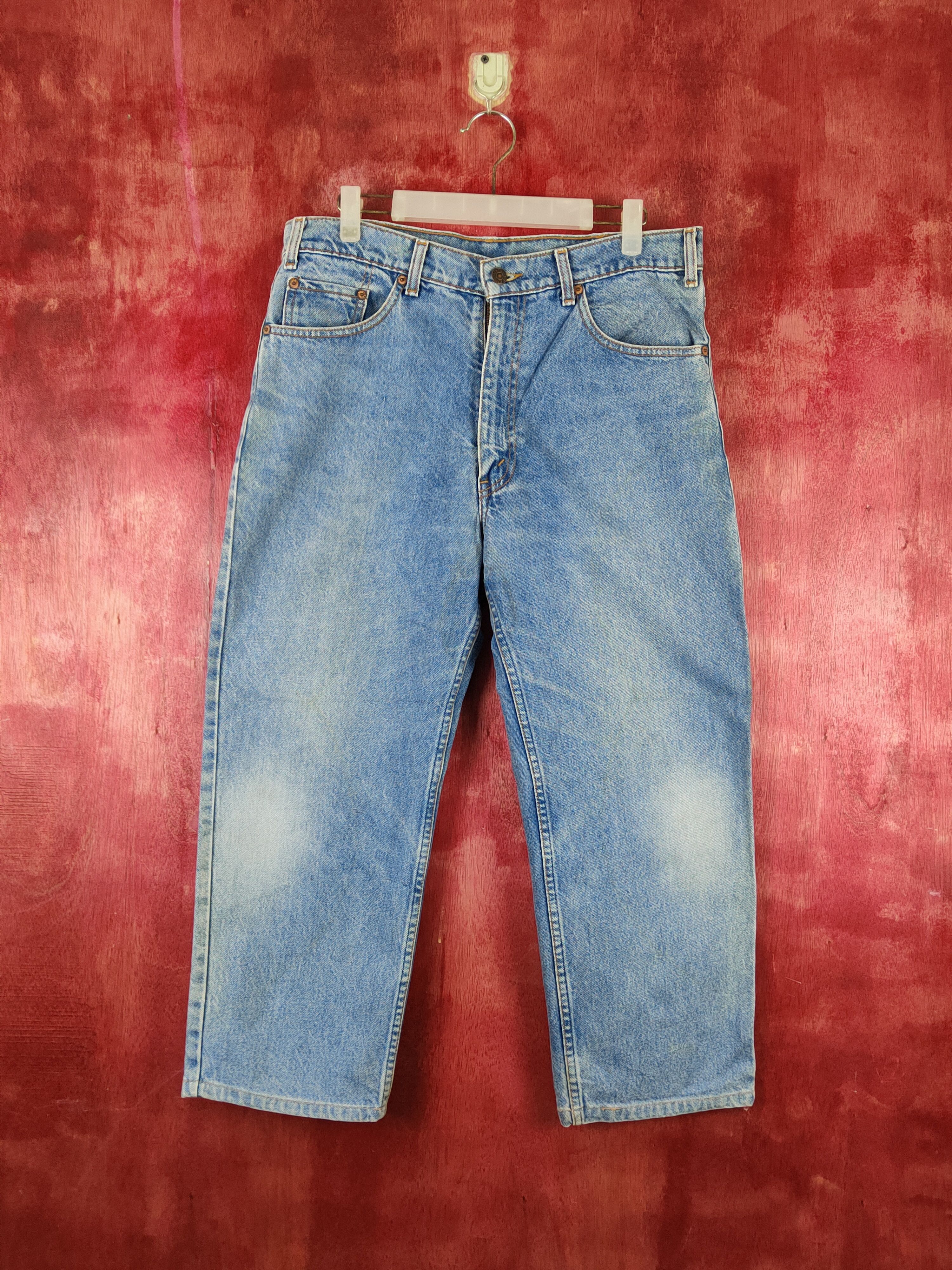 Levi's × Vintage Levi's Blue Distressed vintage denim Jeans #S1834 Size US 35 - 1 Thumbnail