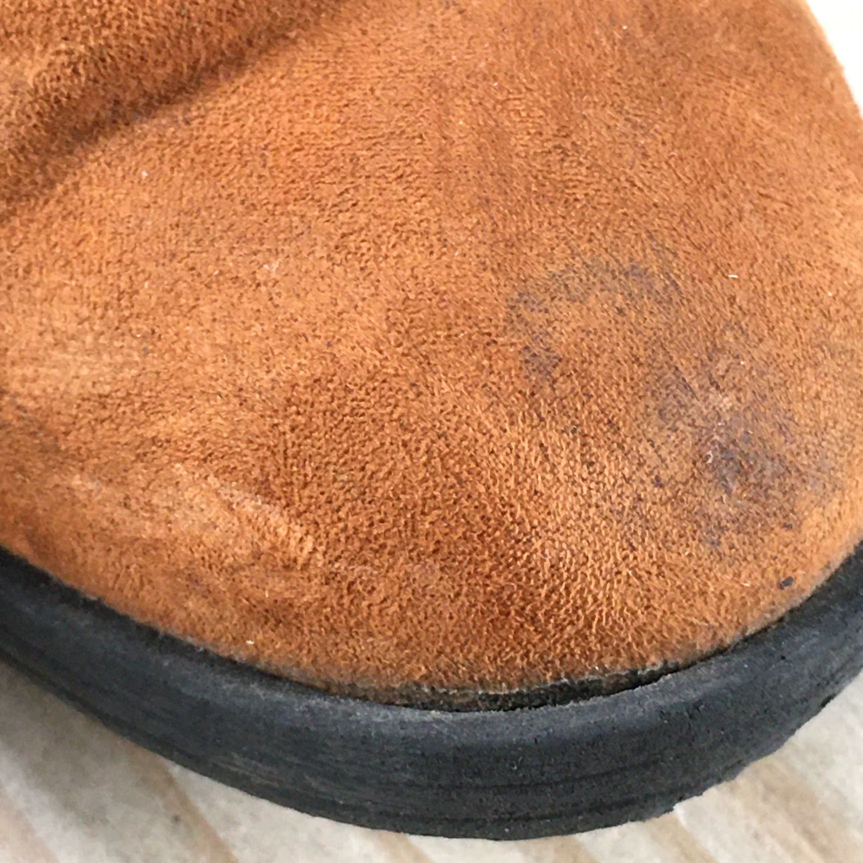 H&M Divided Boots Womens Chelsea Ankle Booties Brown Fabric Pull On UK 7 US 9.5 EU 41 Mid Heel Block Womens Shoes Size US 10 / IT 40 - 4 Thumbnail