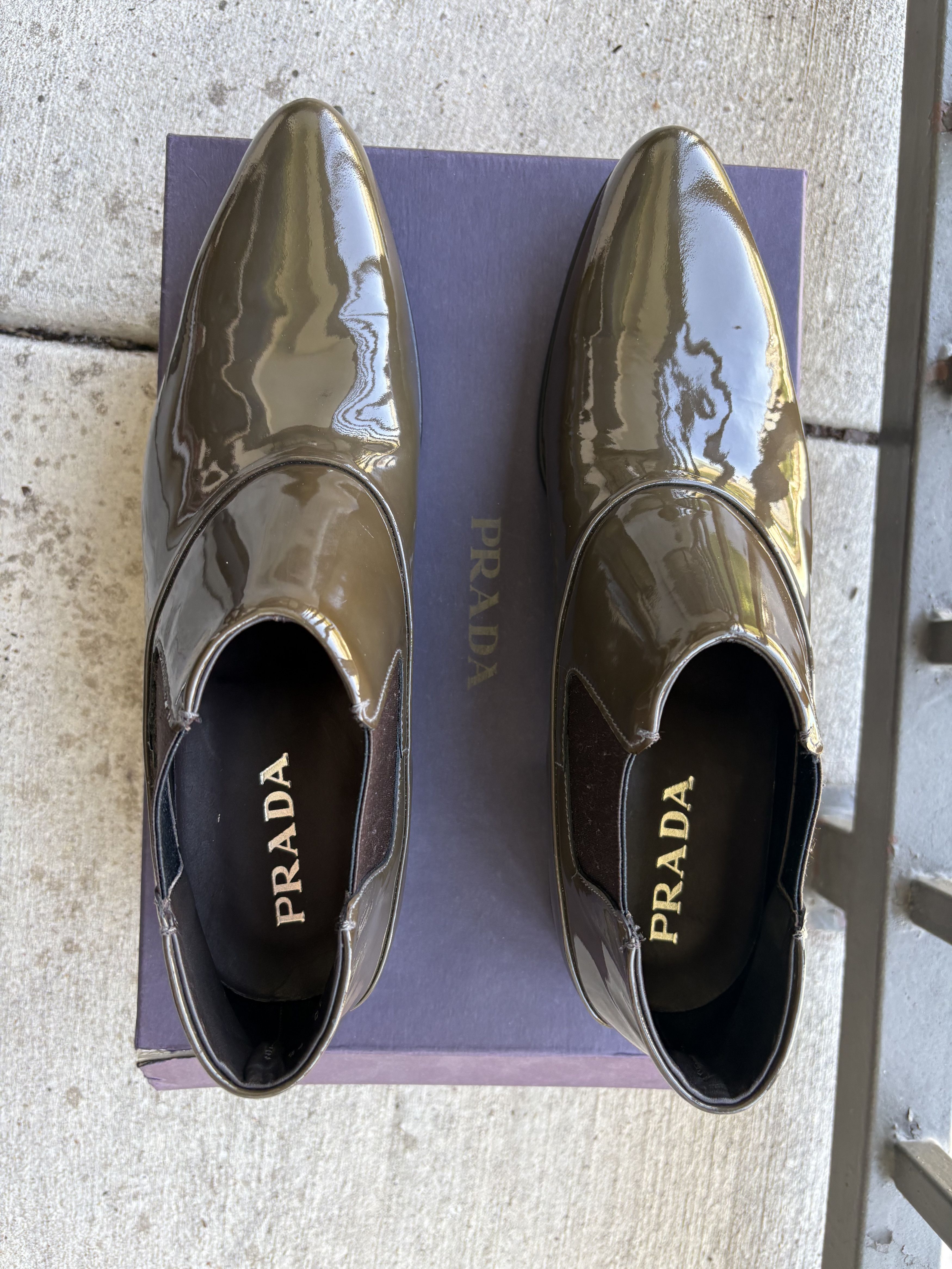 Patent Leather Ankle Boot