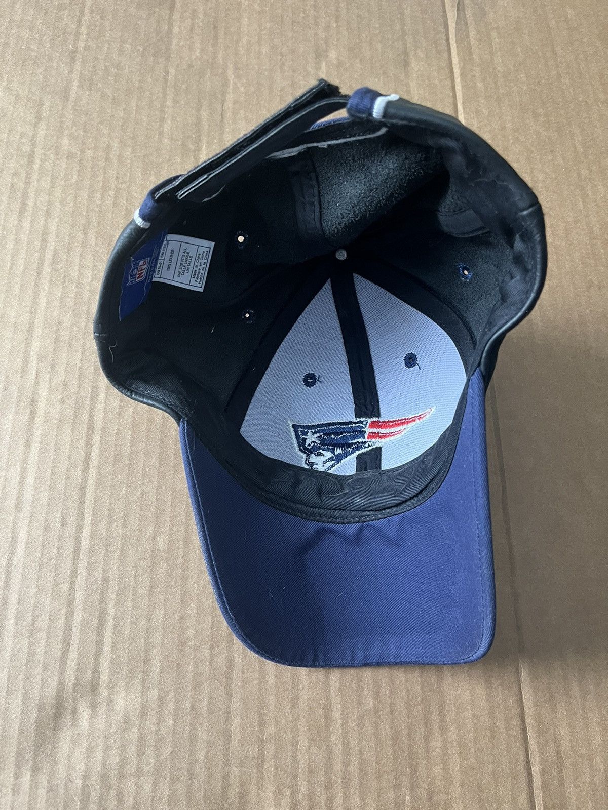NFL × Vintage Vintage patriots leather style hat Size ONE SIZE - 3 Thumbnail