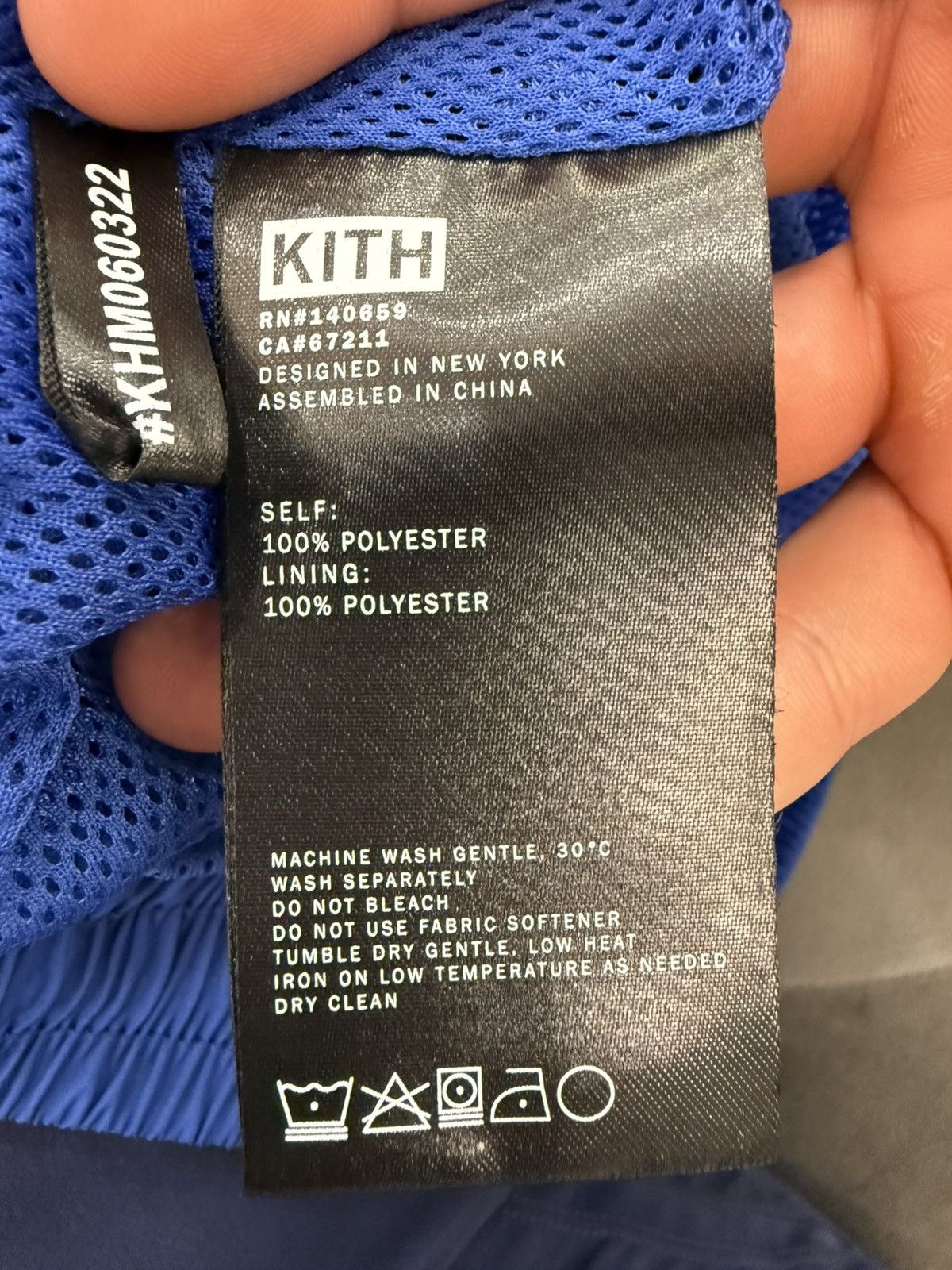 Kith Kith Blue Swim Shorts Size US 33 - 9 Thumbnail