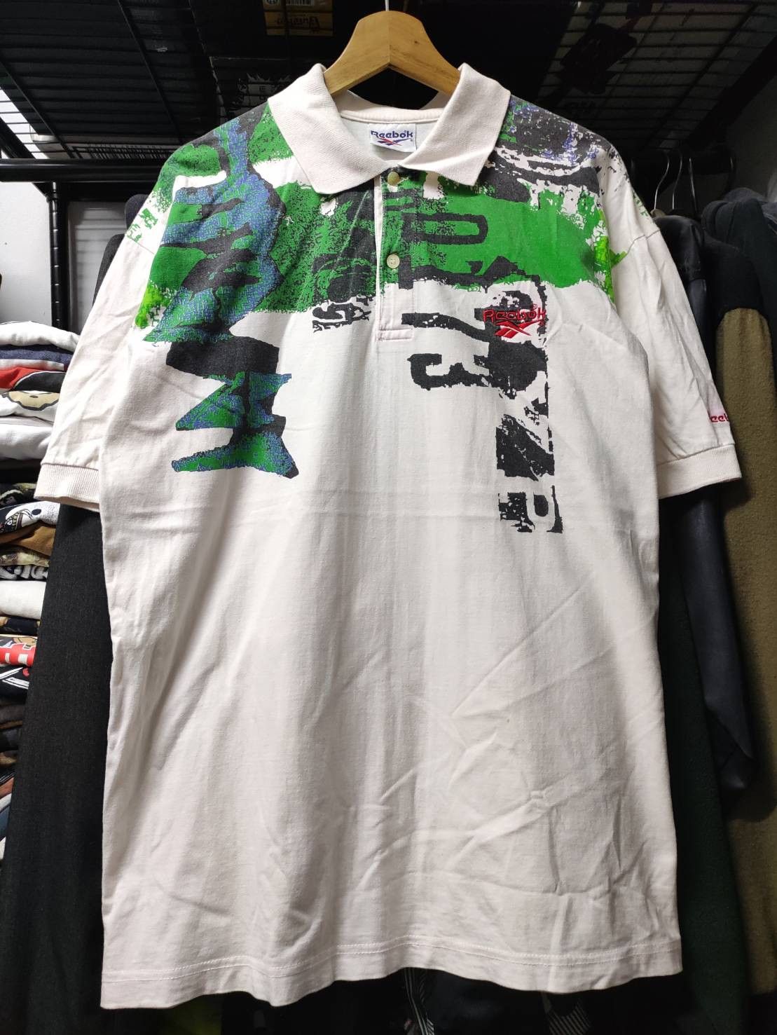 Reebok Vtg 90's Reebok Tennis Michael Chang Wimbledon Retro Size US L / EU 52-54 / 3 - 3 Thumbnail