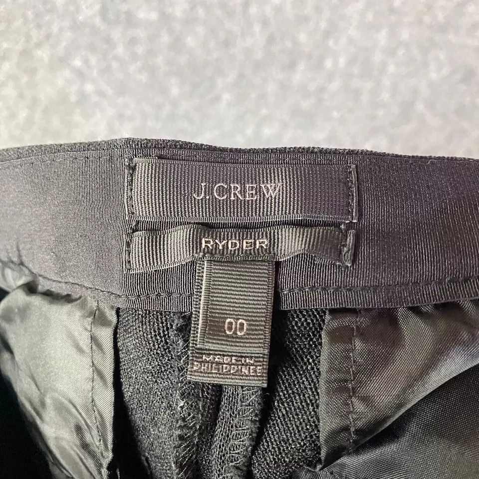 J.Crew J Crew Pants Women's Size 00 Ryder Cotton Blend Hook & Eye Size 24" / US 00 / IT 34 - 6 Thumbnail