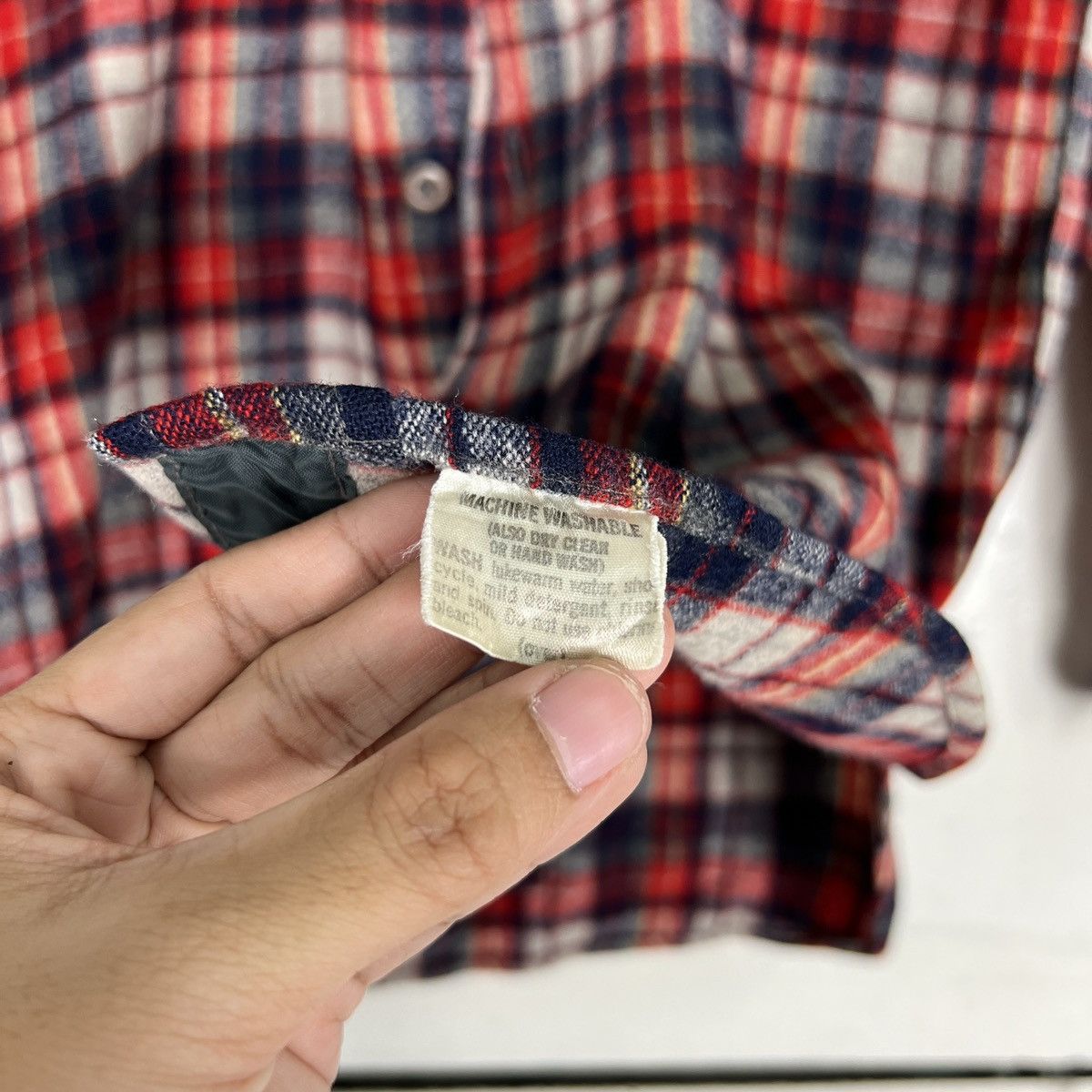 Pendleton 🔥 VINTAGE PENDLETON WOOL CHECKER FLANNEL SHIRTS MADE IN USA Size US S / EU 44-46 / 1 - 16 Thumbnail