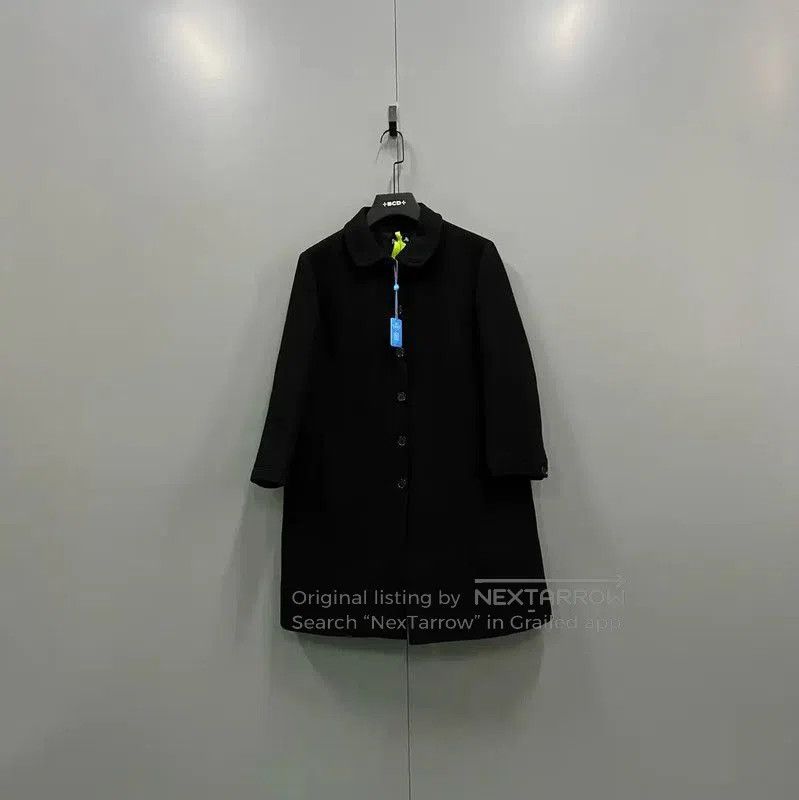 Miu Miu Miu Miu Black Cotton Long Coat for Men . Size US M / EU 48-50 / 2 - 1 Thumbnail