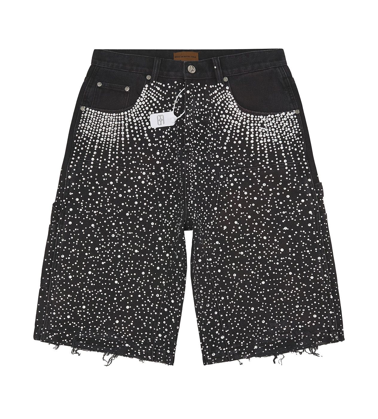 Birth of Royal Child Redial 20k Diamond Shorts Washed Black Size US 32 / EU 48 - 1 Thumbnail