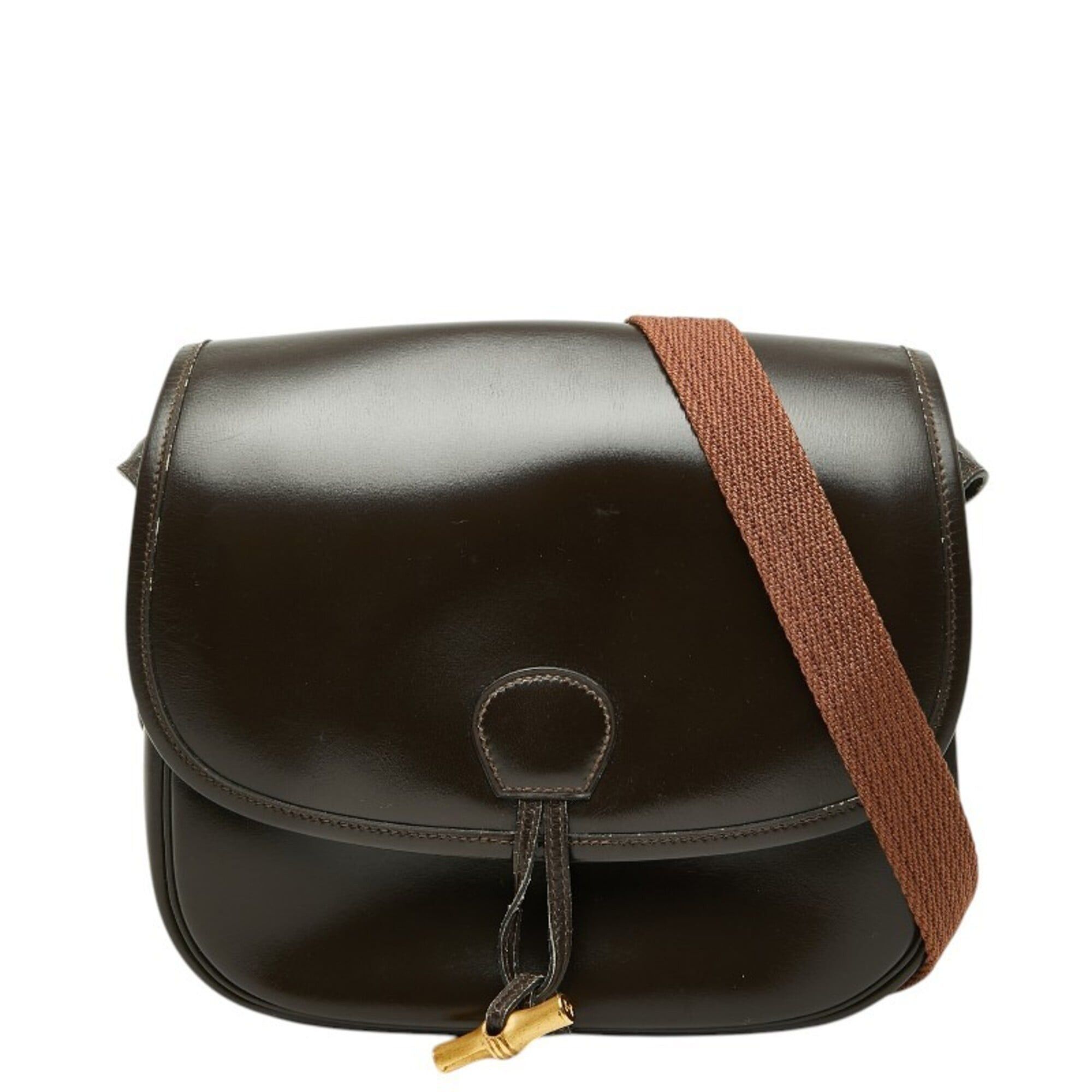 Hermes Hermes Duffle Crossbody Shoulder Bag, Brown Leather, Women's HERMES Size ONE SIZE - 1 Thumbnail