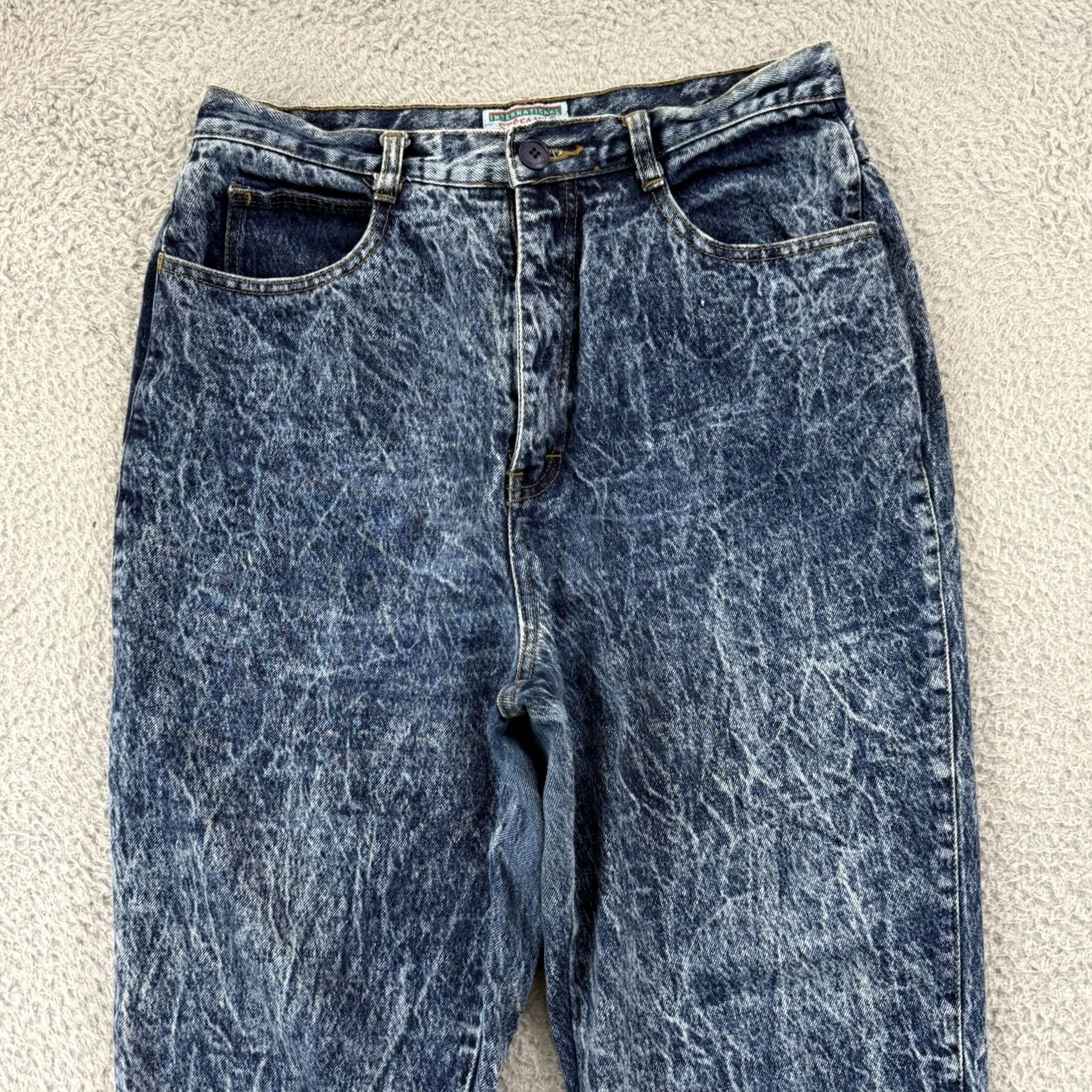 Vintage VINTAGE Stefano Jeans Womens 30x30 Blue Acid Washed High Rise Mom 80s Denim USA Size 30" / US 8 / IT 44 - 3 Thumbnail