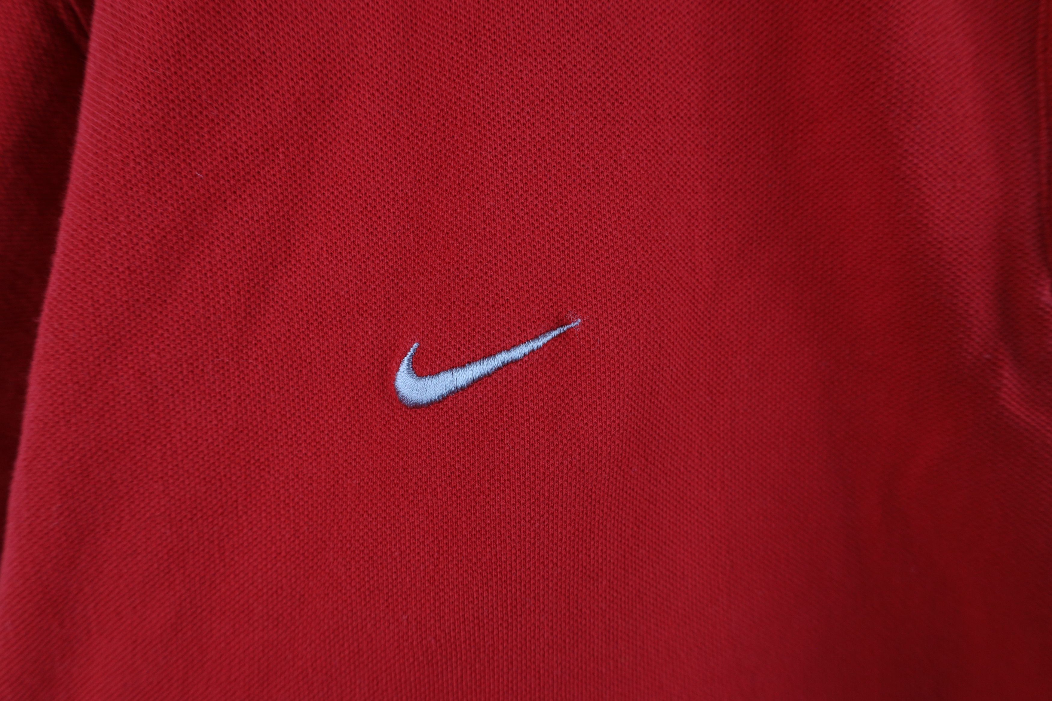 Nike × Vintage Vintage Nike Scott Mini Swoosh Ohio State University Polo Size US XXL / EU 58 / 5 - 5 Thumbnail