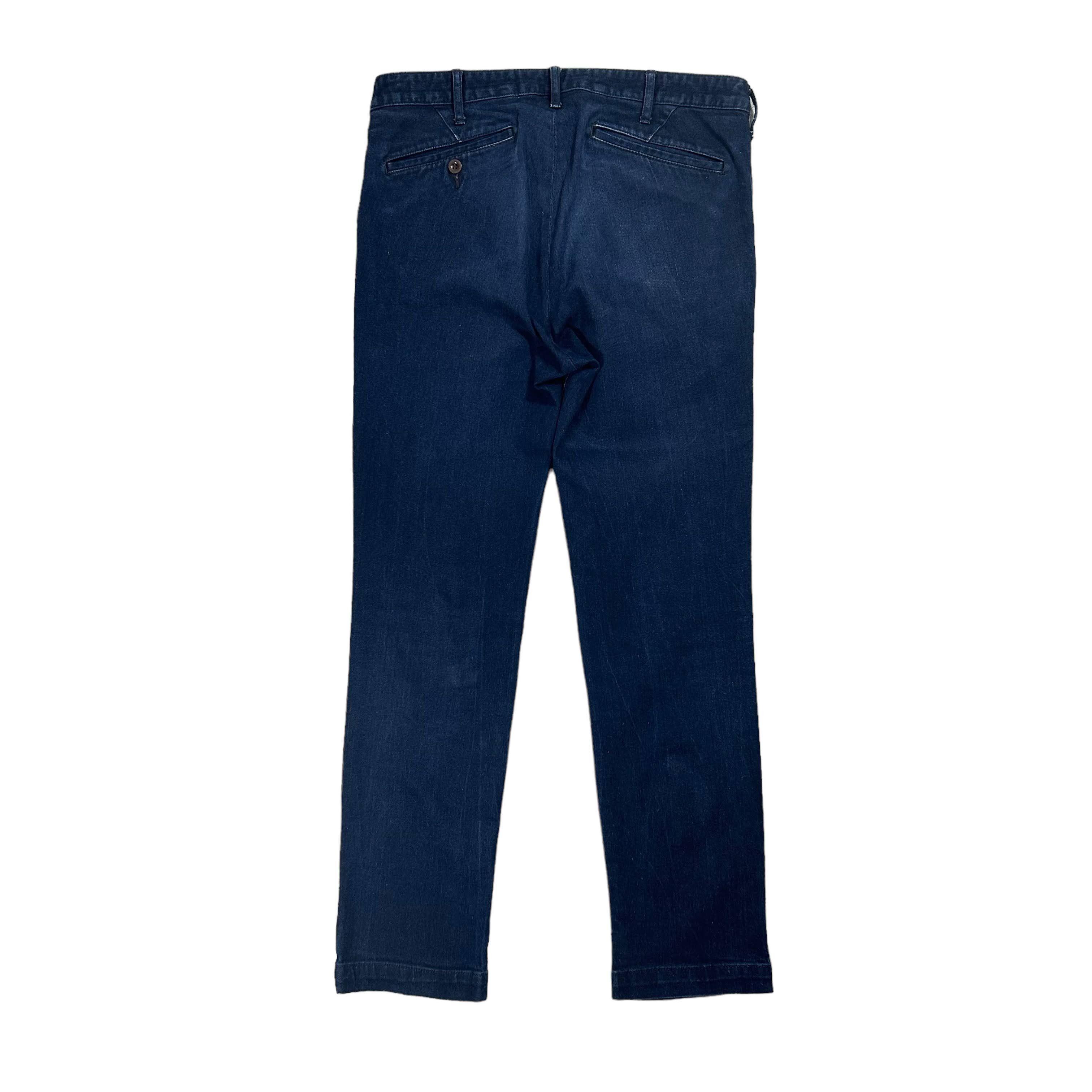 Japan Blue Japan Blue Indigo New Slim Trousers Straight Pants Denim 33 Size US 33 - 2 Thumbnail