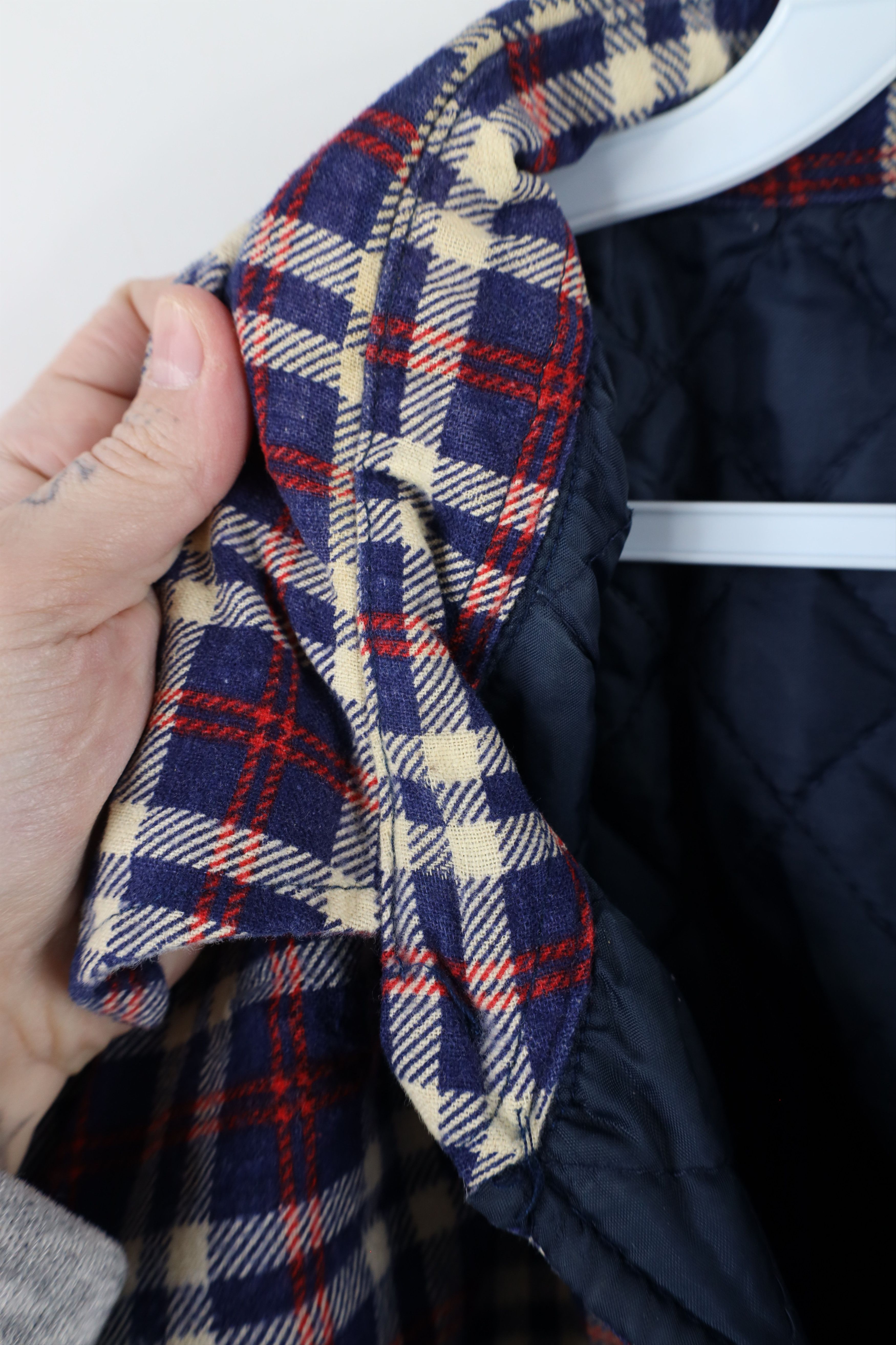 Vintage Vintage 90s Streetwear Flannel Button Shirt Jacket Shacket Size US XXL / EU 58 / 5 - 12 Thumbnail