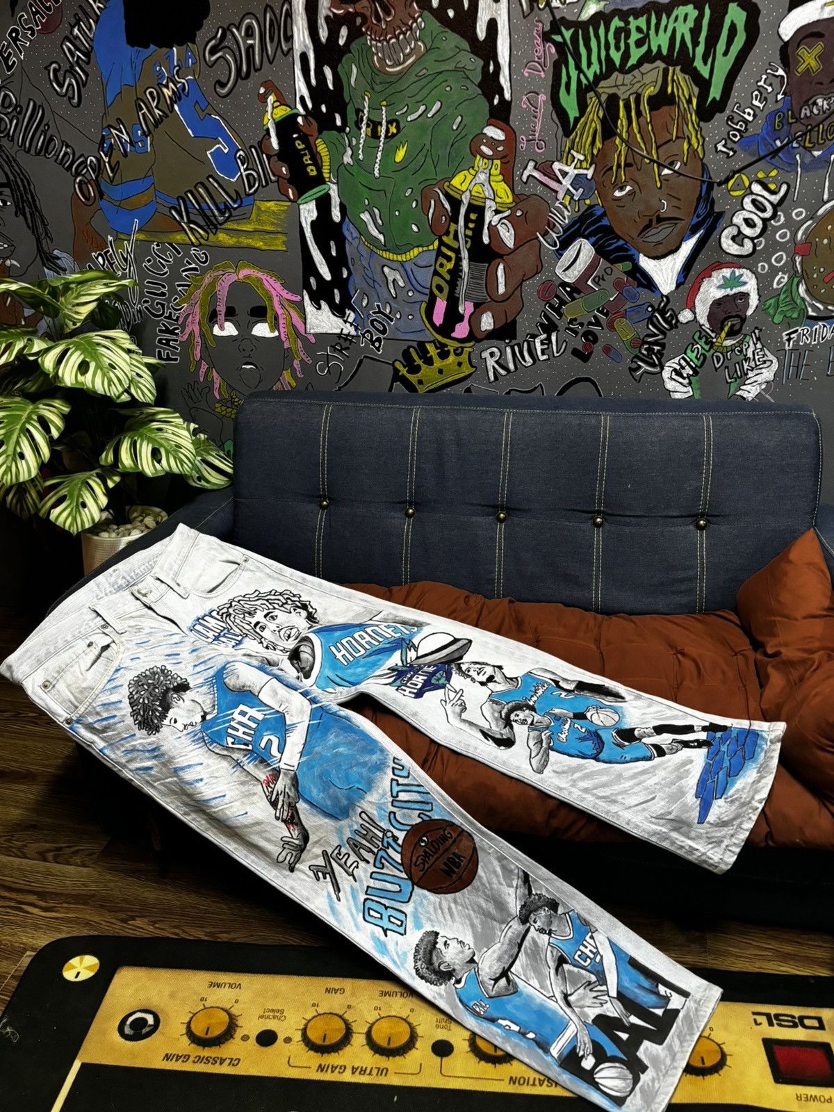 Designer × Vintage Lamelo ball pants Size US 33 - 7 Thumbnail