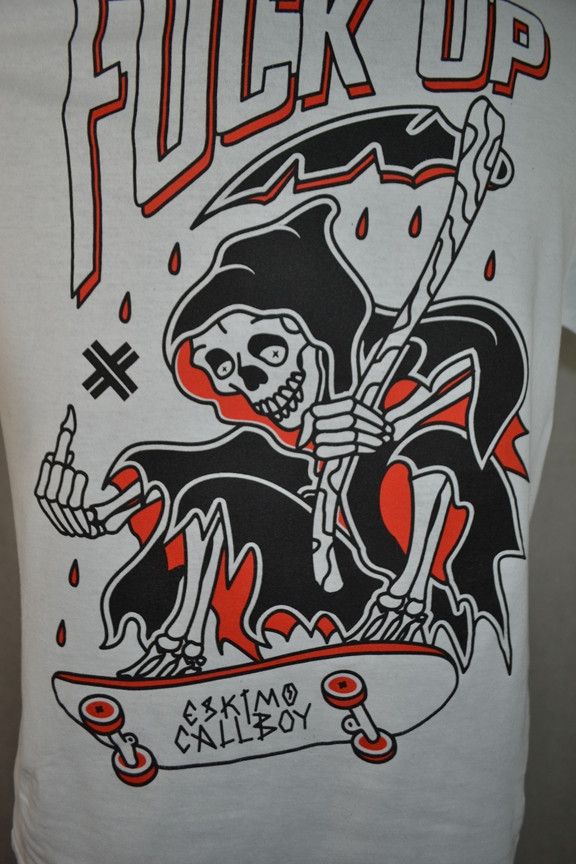 Band Tees Eskimo Callboy Everybody Get The Fuck Up Skate tee M Size US M / EU 48-50 / 2 - 4 Thumbnail