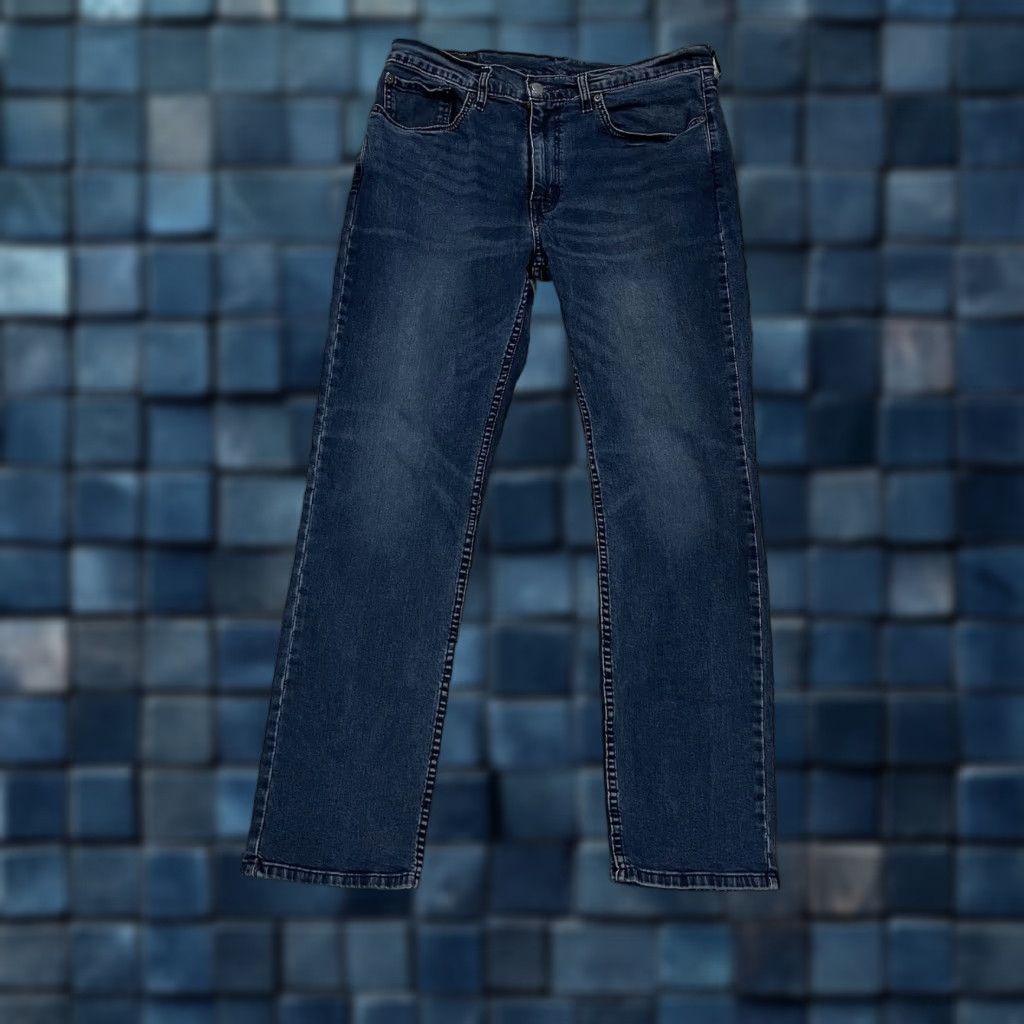 Levi's Levi's 514 Straight Jeans Mens 34x32 Regular Blue Denim Cotton 5-Pocket Inseam 32" Medium Wash Denim Levis 514 Straight Mens Regular Size 34x32 Size US 34 / EU 50 - 1 Thumbnail