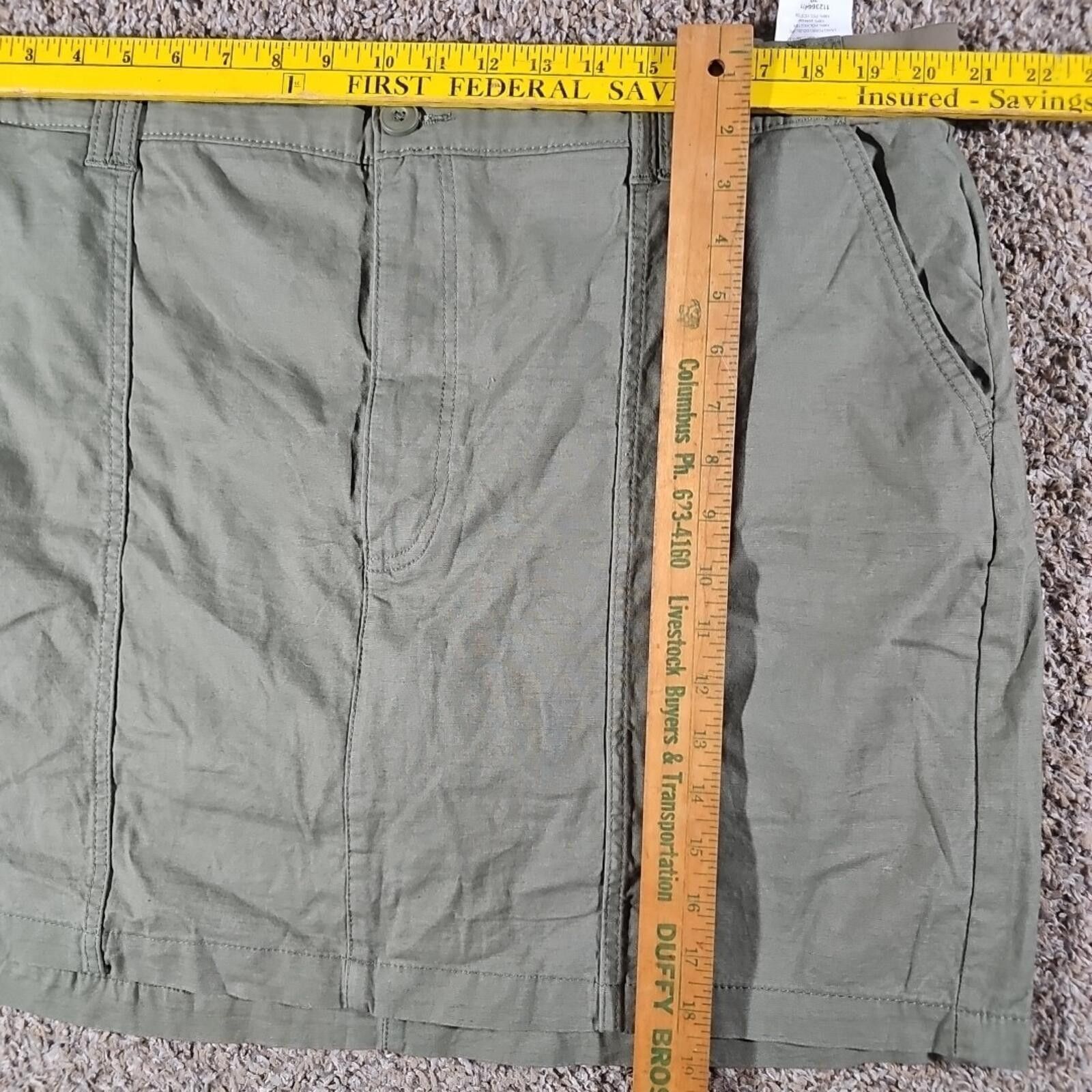 Lee Lee Sz 20 Green Skort Skirt Size 42" / US 20 - 5 Thumbnail