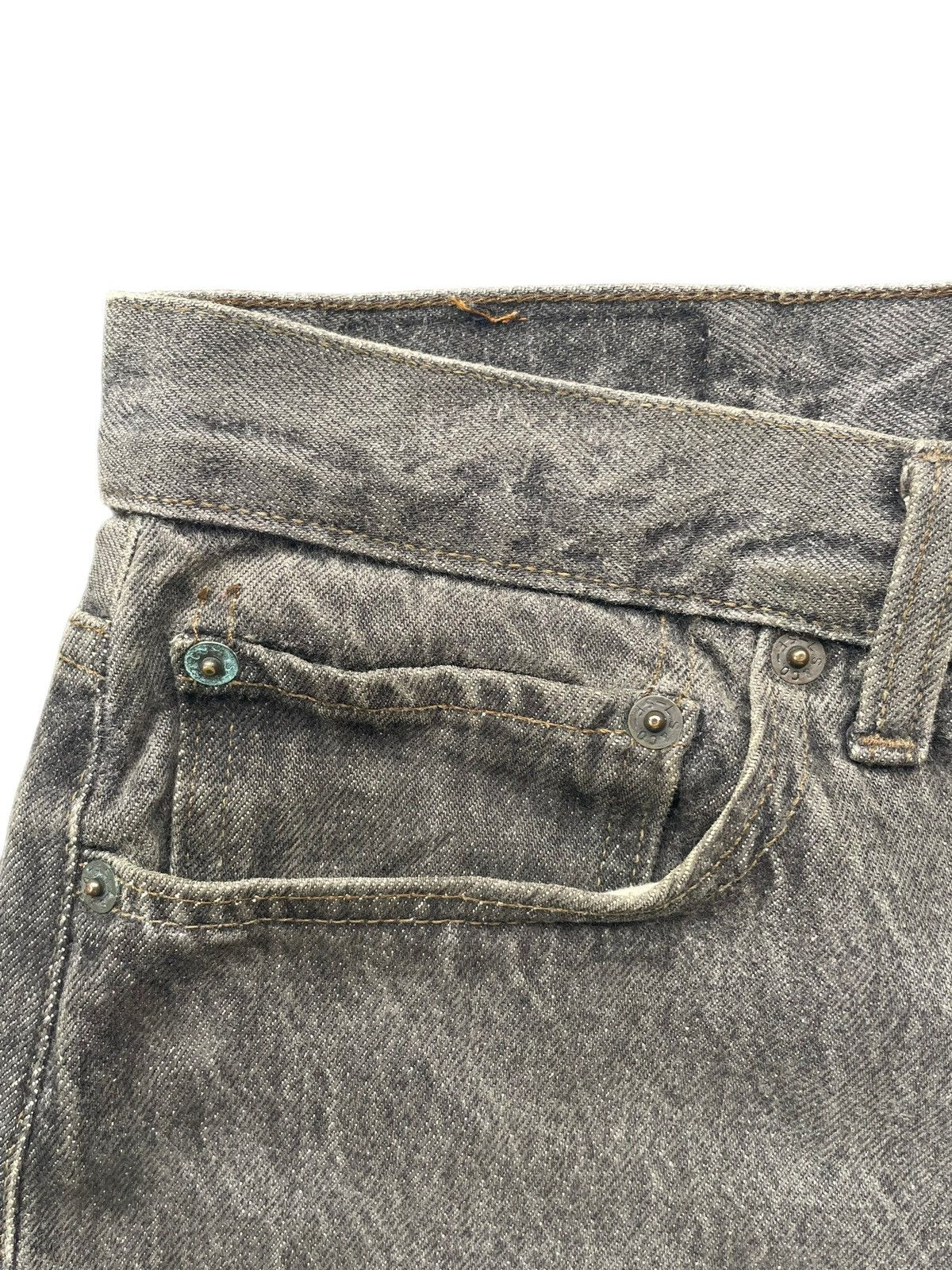 Levi's × Vintage Vintage 1991 Levis 501 e Faded Denim Size US 35 - 6 Thumbnail