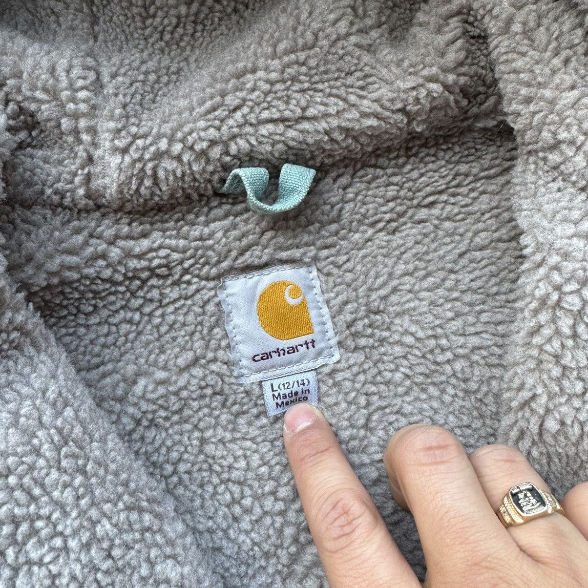 Carhartt × Vintage Carhartt Mint Pistachio Faded Distressed Jacket Hooded Size US L / EU 52-54 / 3 - 3 Thumbnail