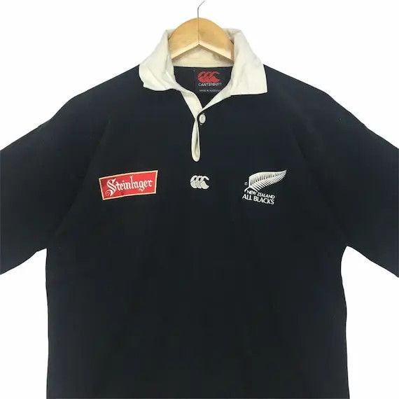 Canterbury of New Zealand Vtg CANTERBURY Steinlager New Zealand All Blacks Polo Shirt Size US S / EU 44-46 / 1 - 8 Thumbnail