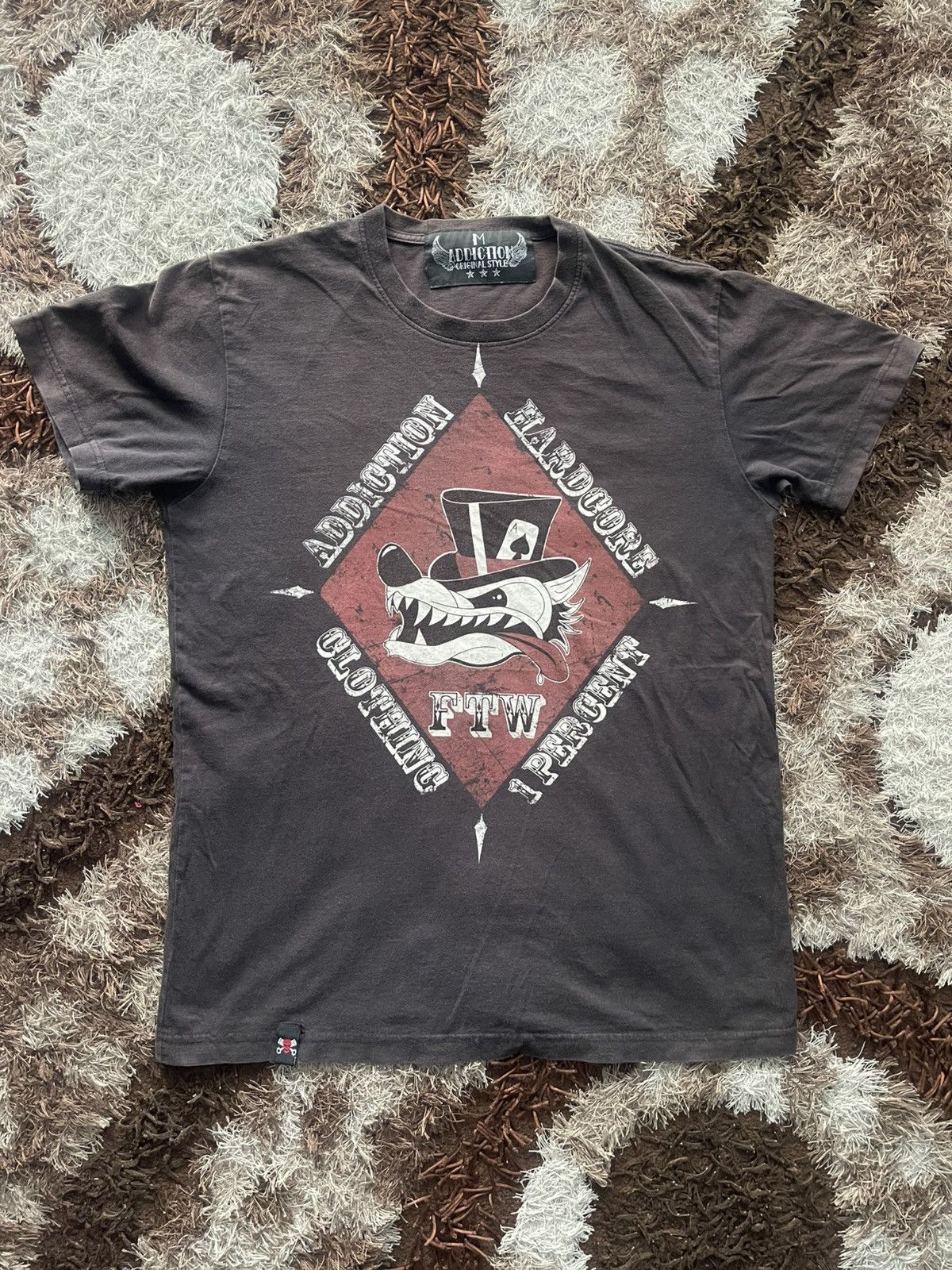 14th Addiction × Vintage 🔥HOT🔥ADDICTION FTW HARDCORE CLOTHING VERY RARE Size US M / EU 48-50 / 2 - 1 Thumbnail